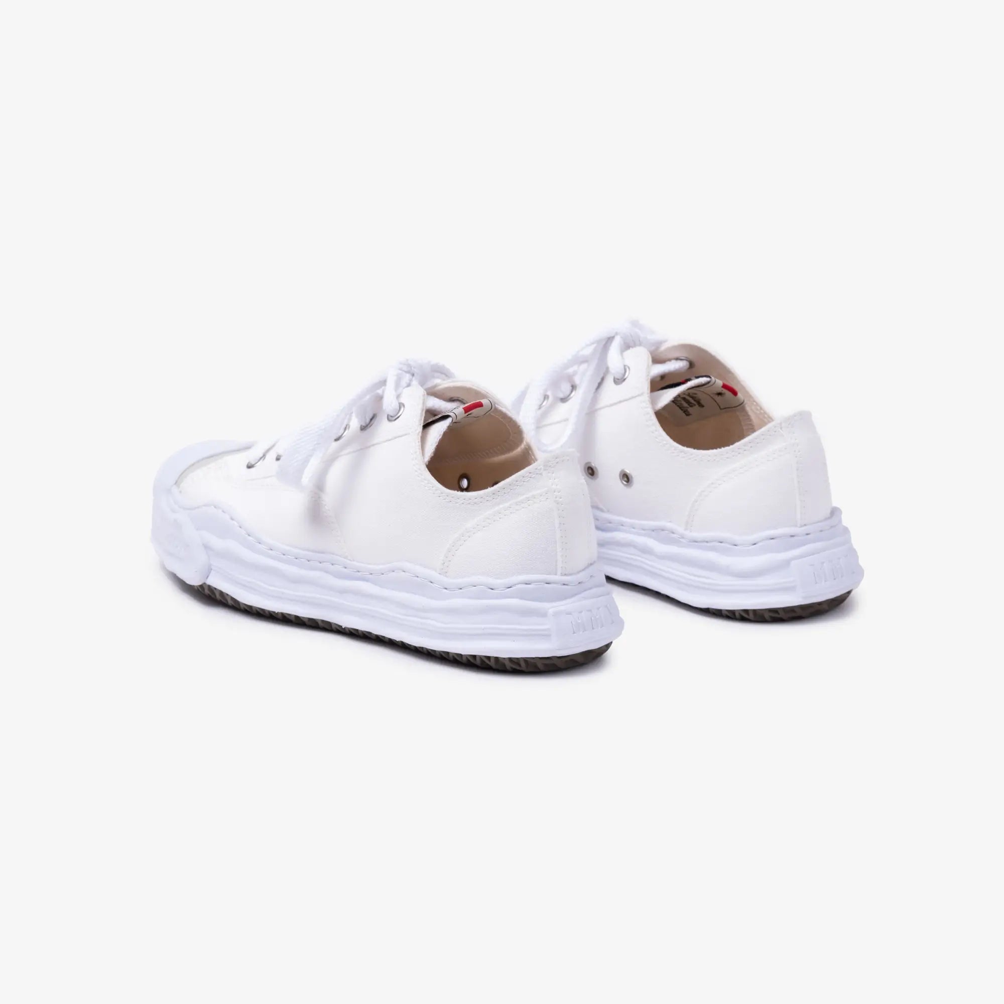 Mihara Yasuhiro Hank Canvas Low - Top White Sneakers White - 5