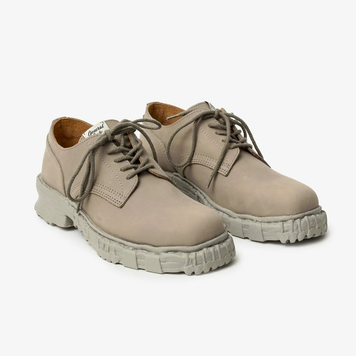 Mihara Yasuhiro Joseph Leather Shoes Gray-1