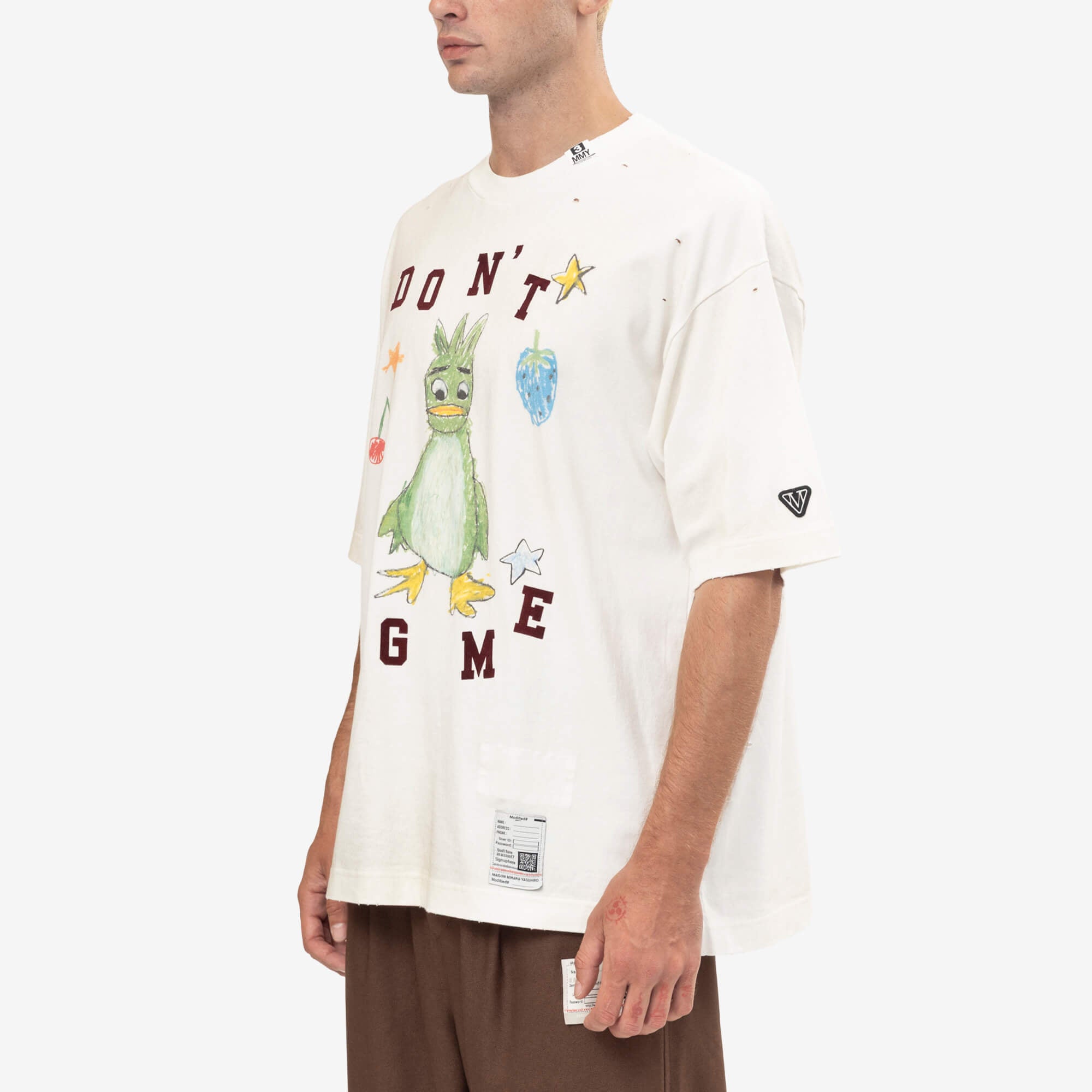 Mihara Yasuhiro Kids Doodle T-Shirt White-3