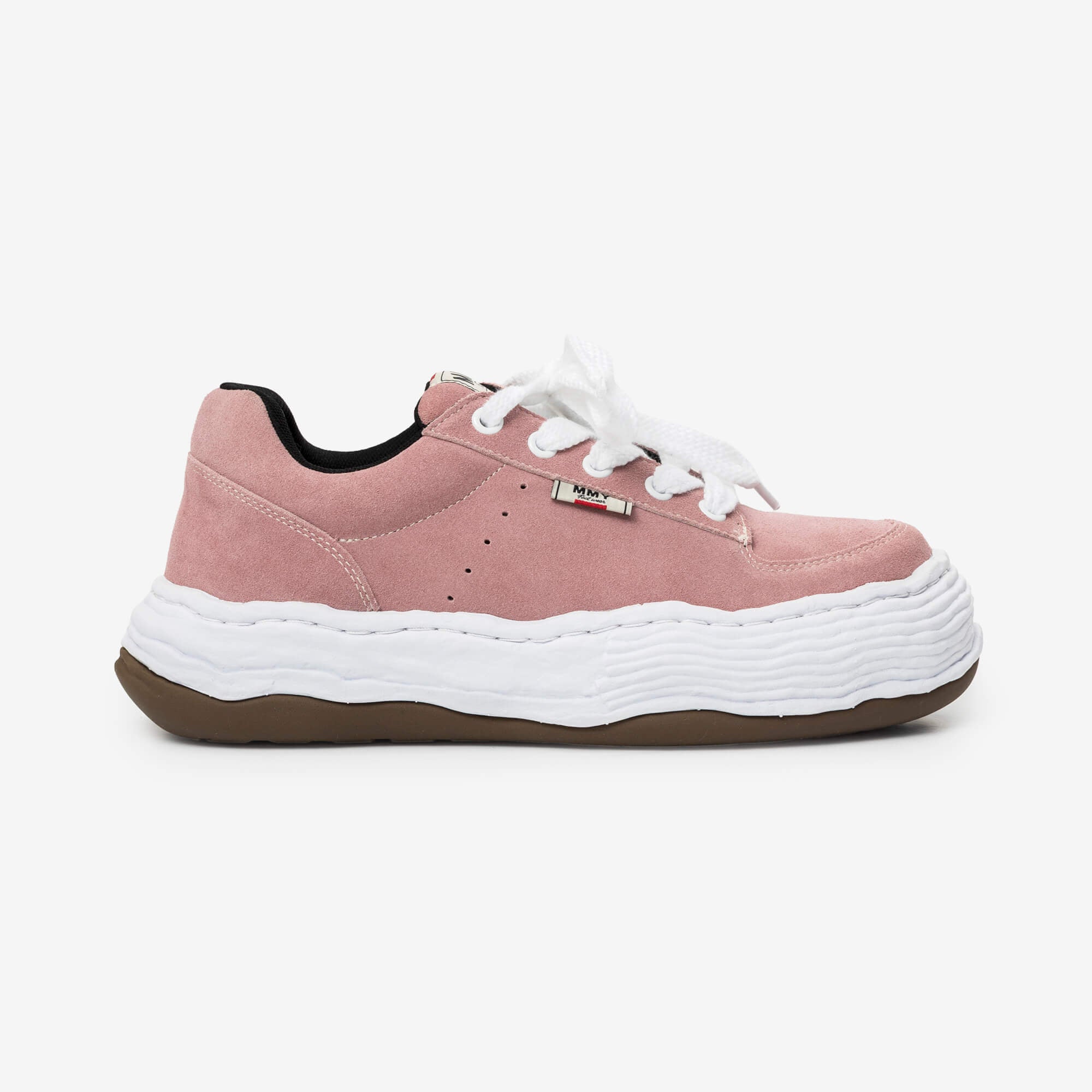 Mihara Yasuhiro Oliver Suede Low-Top Sneaker Pink-3