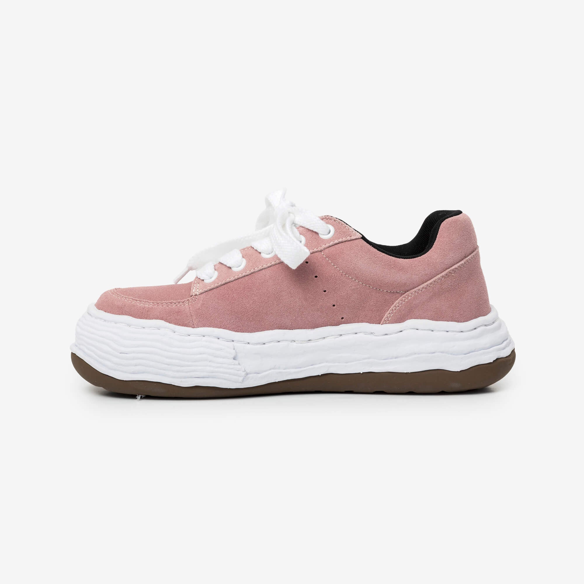 Mihara Yasuhiro Oliver Suede Low-Top Sneaker Pink-4