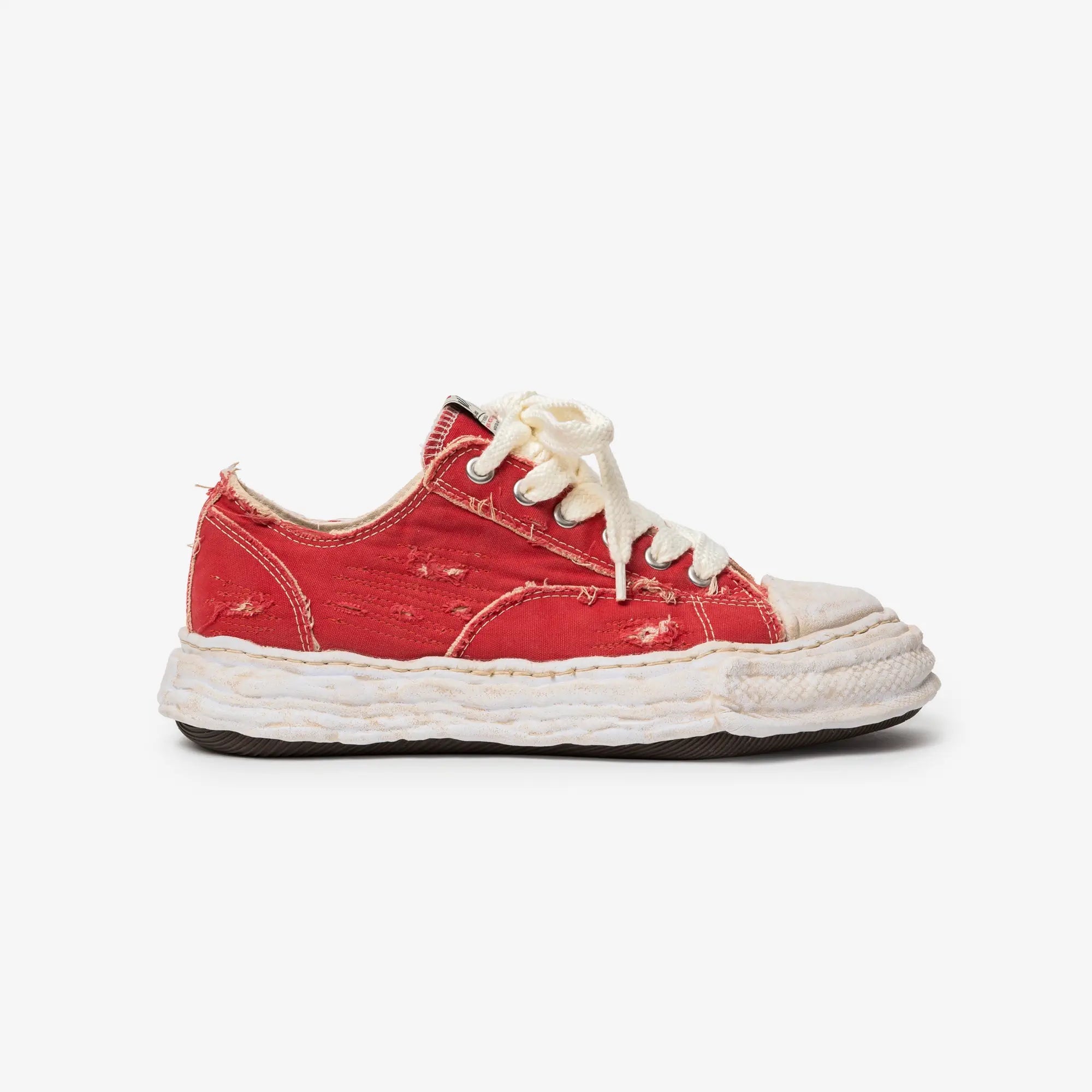 Mihara Yasuhiro Peterson 23 Canvas Low - Top Sneakers Red - 4