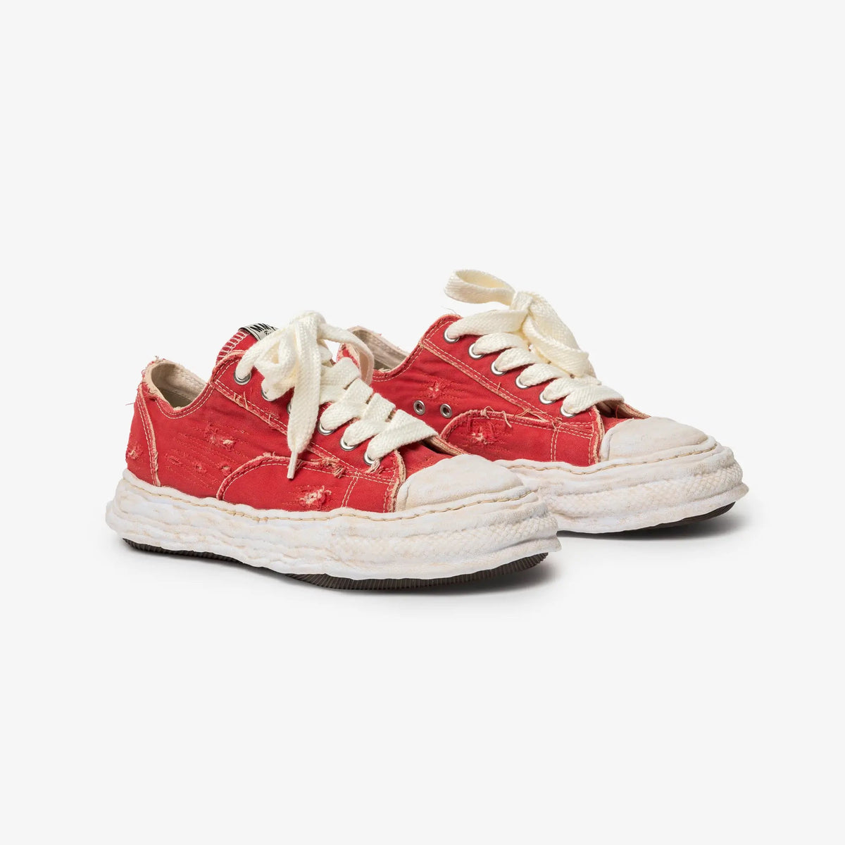 Mihara Yasuhiro Peterson 23 Canvas Low-Top Sneakers Red | Feuille