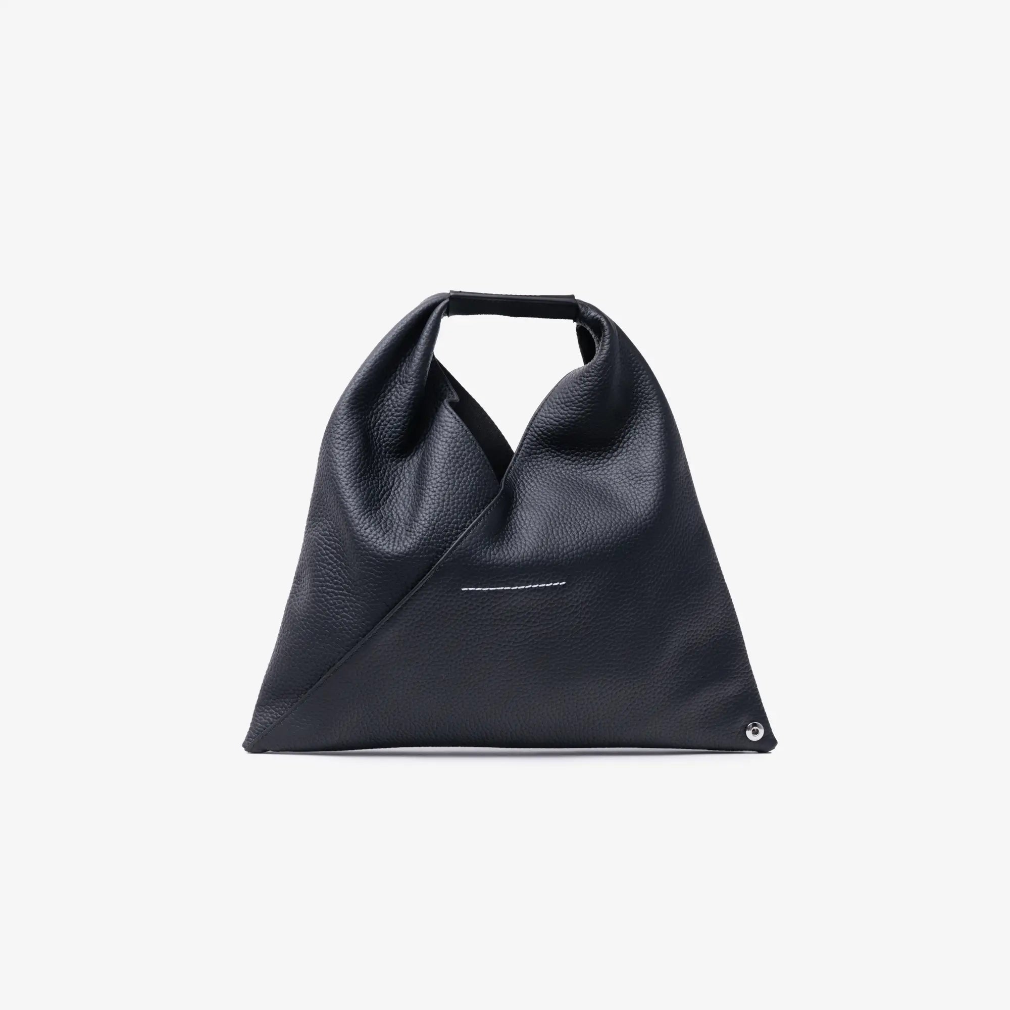 MM6 Grainy Leather Mini Japanese Bag Black - 4