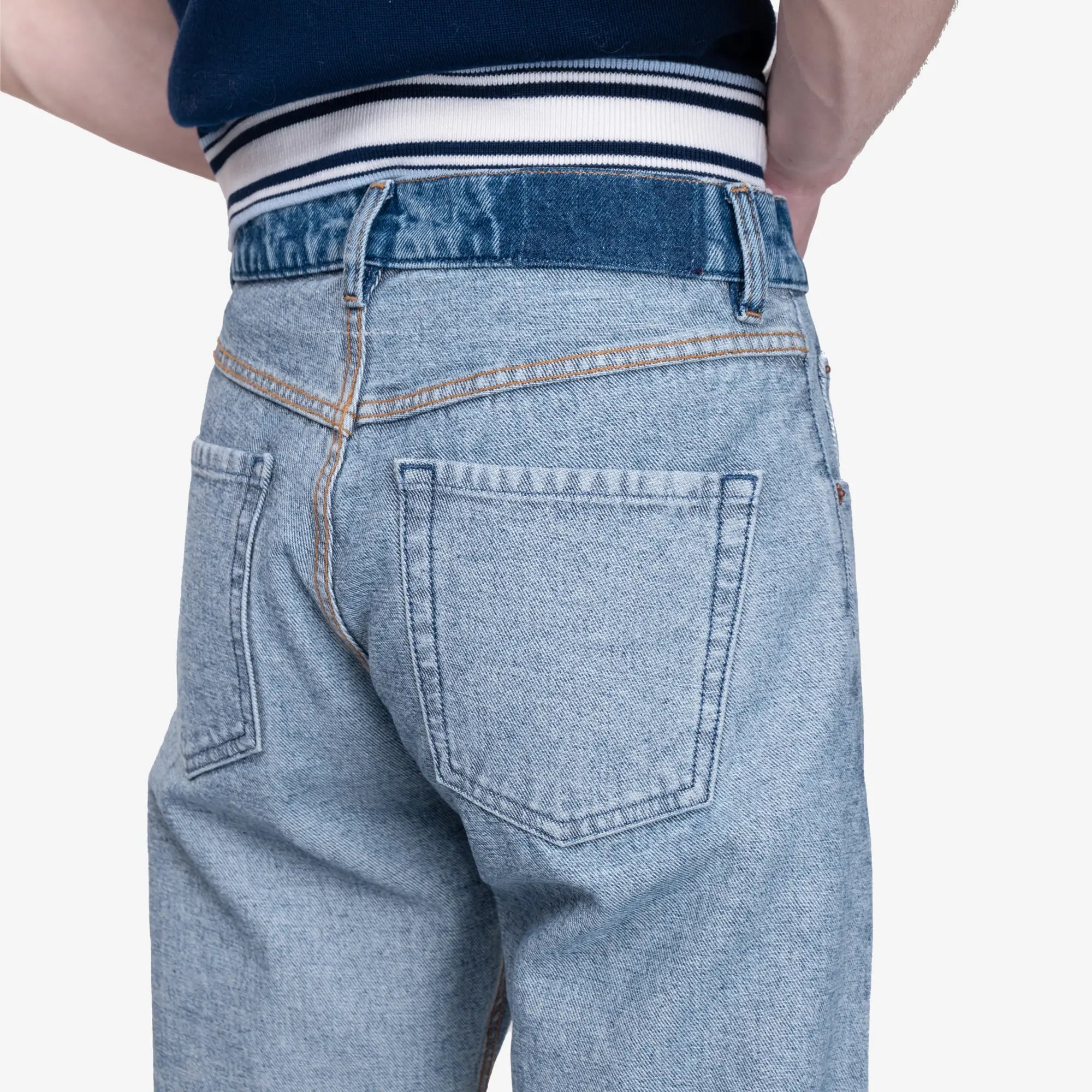 MM6 Inside Out Jeans Medium Blue - 6