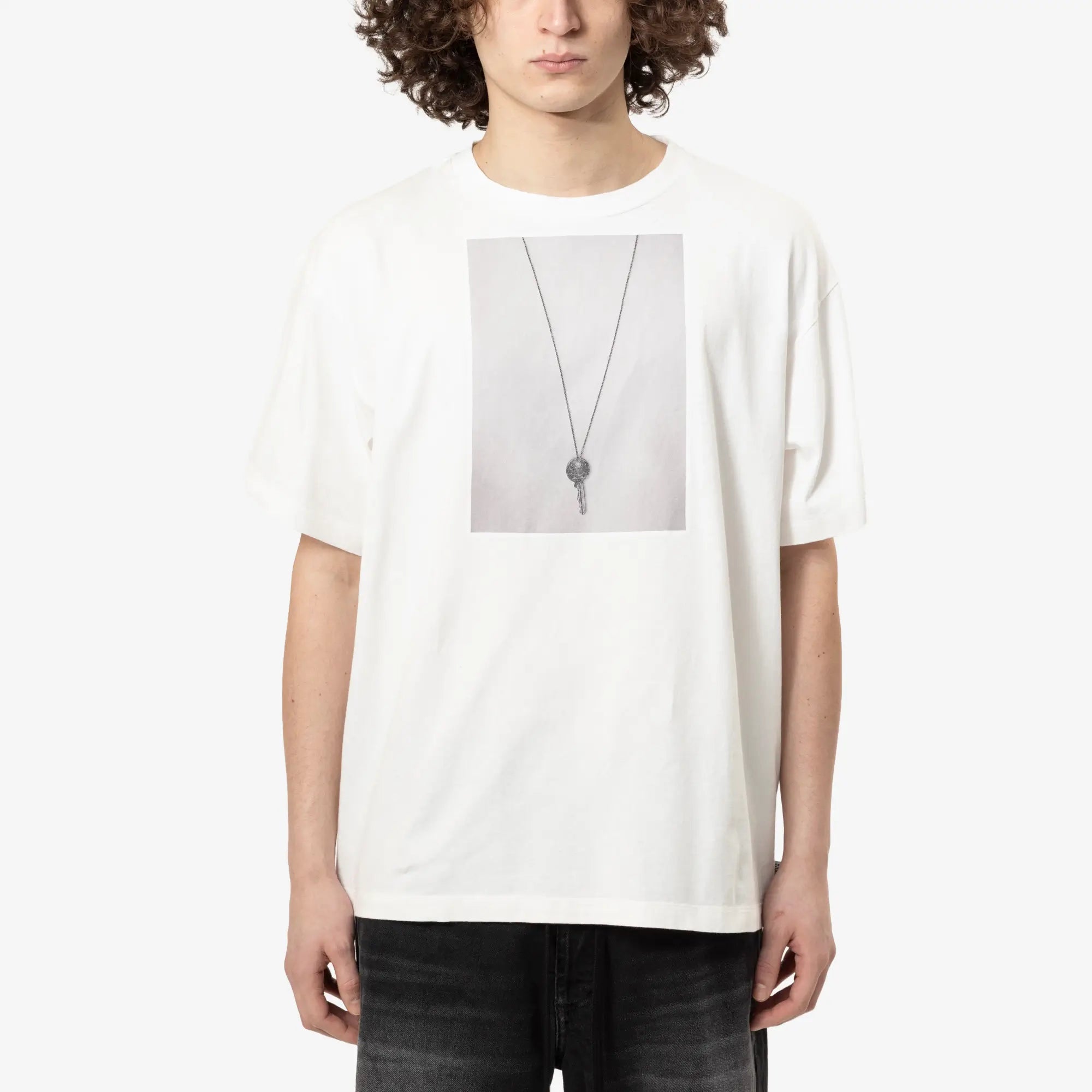 MM6 MM6 Key T-Shirt Off White - 1
