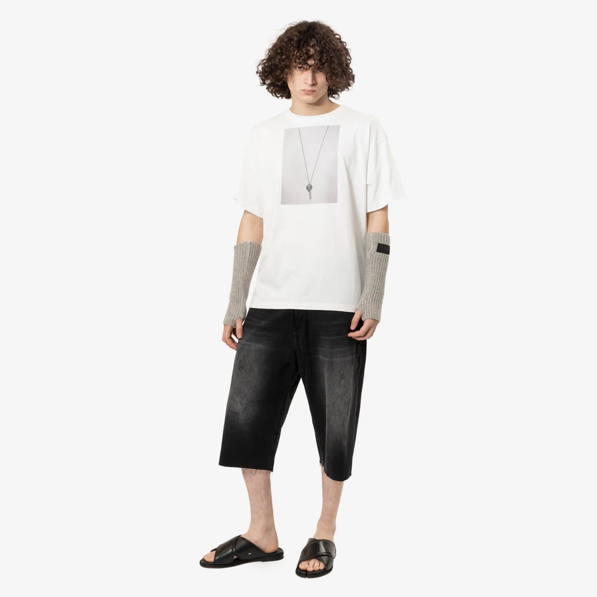 MM6 MM6 Key T-Shirt Off White - 2