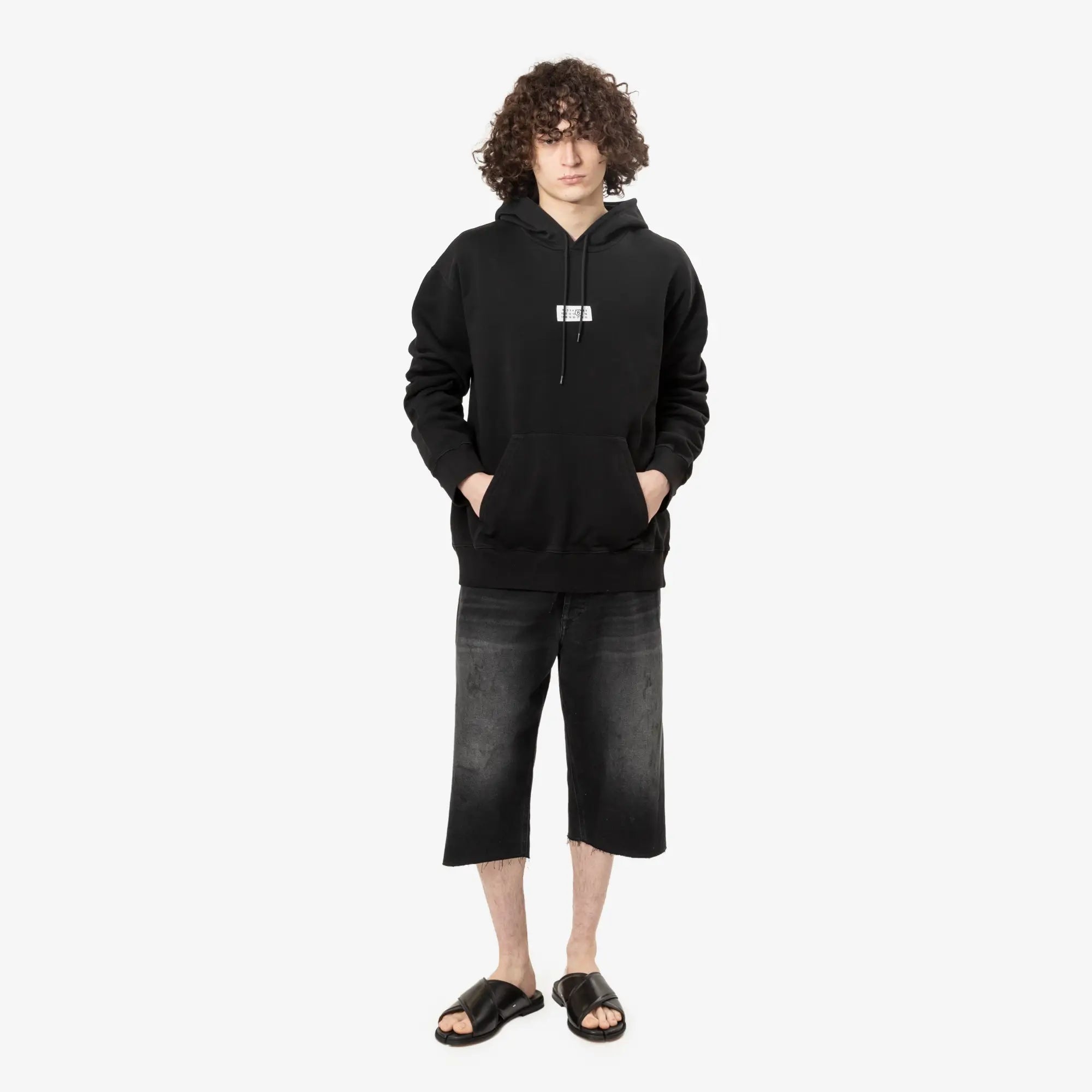 MM6 Numeric Hoody Black - 2