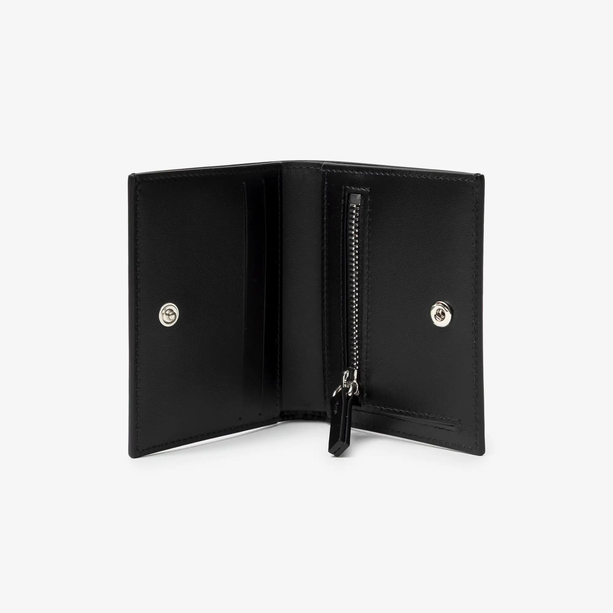 MM6 Numeric Leather Wallet Black - 3