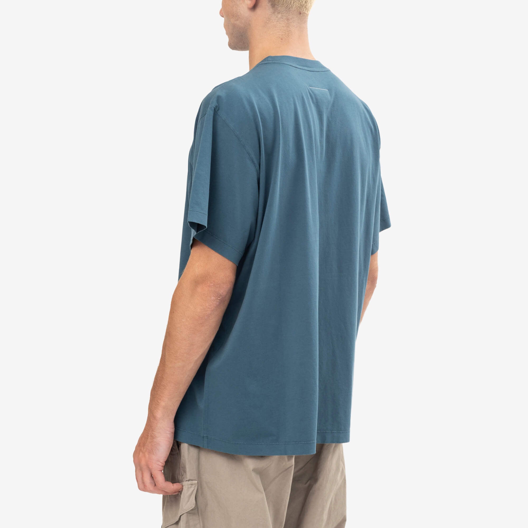 MM6 Numeric Overdyed T-Shirt Petrol-4