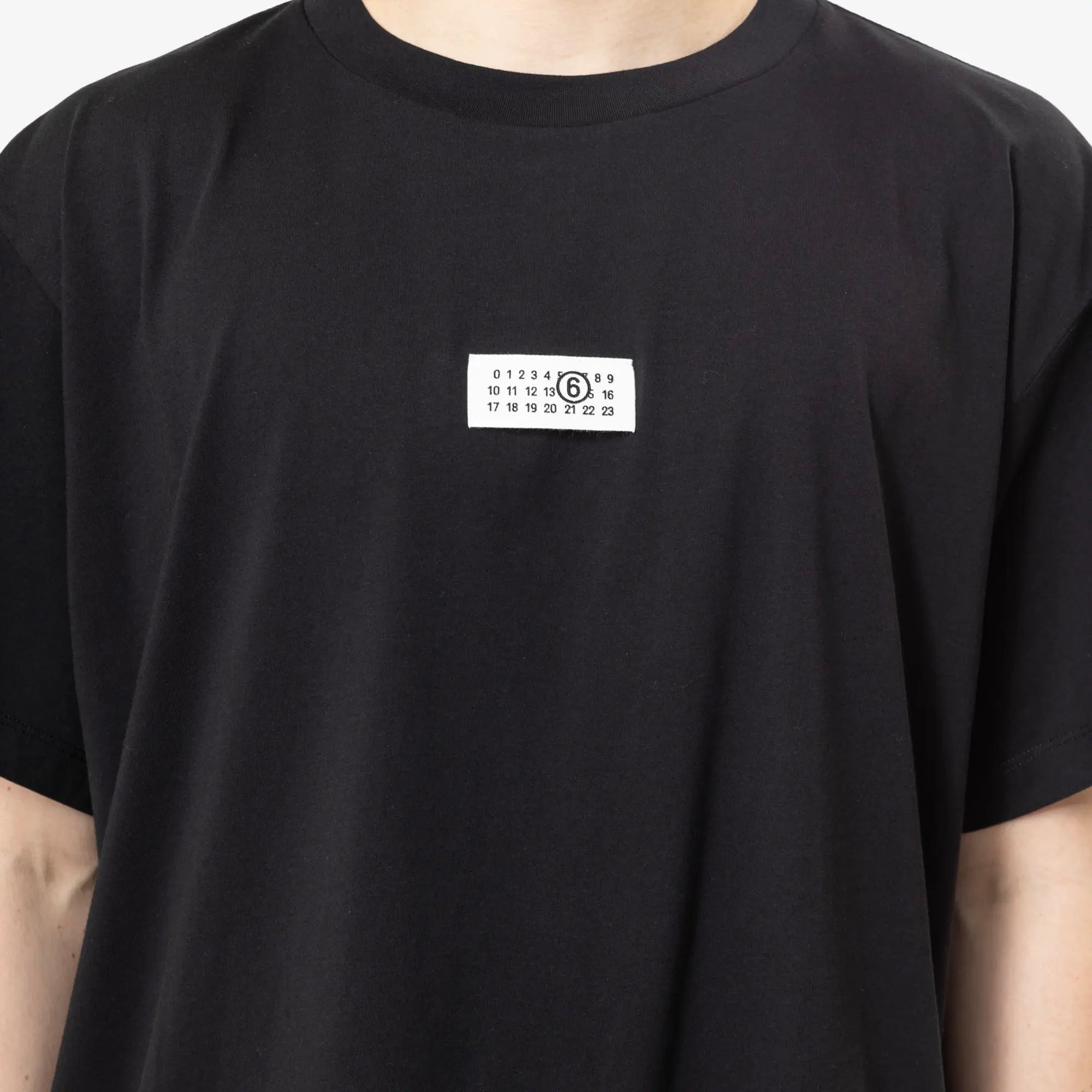 MM6 Numeric T-Shirt Black - 5