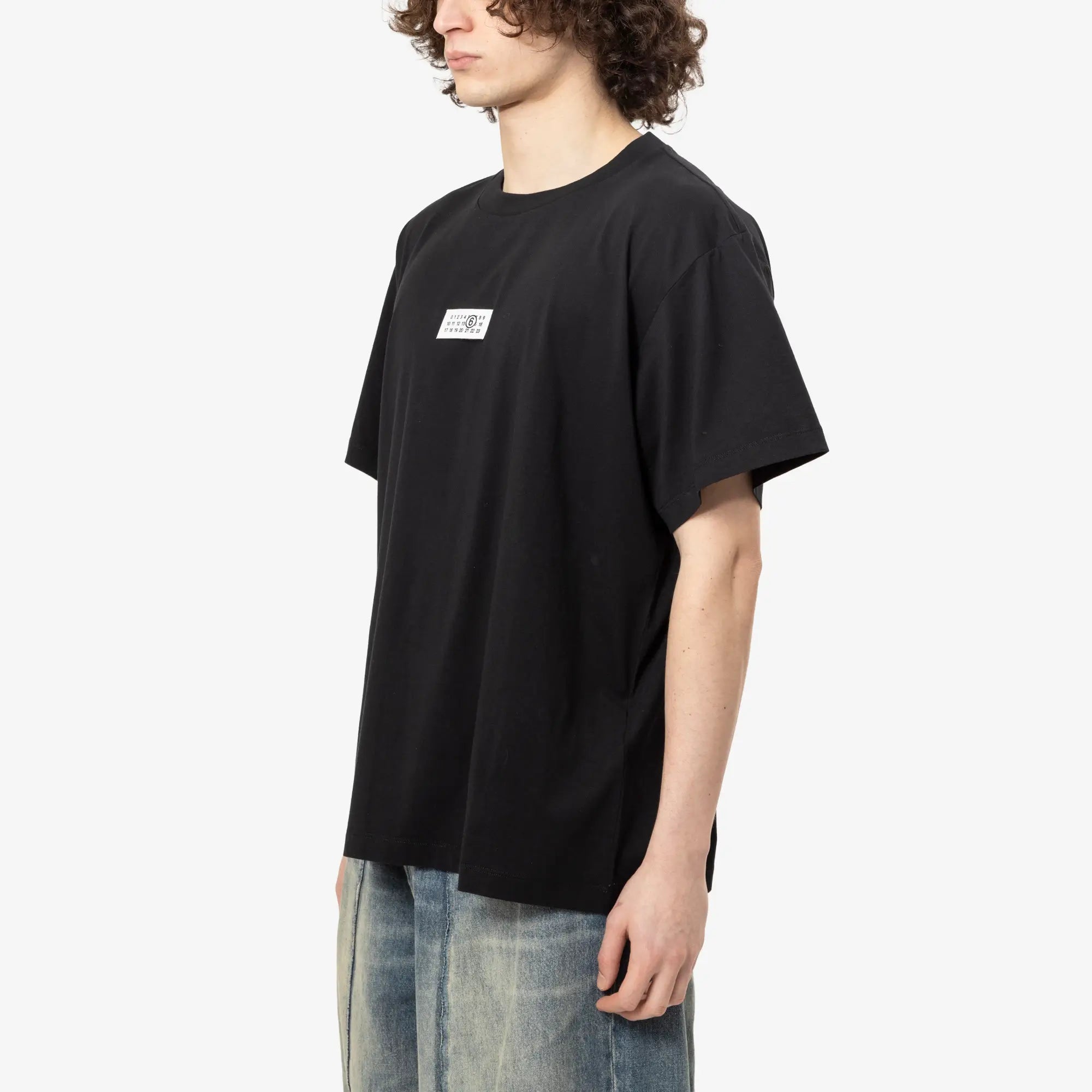 MM6 Numeric T-Shirt Black - 3