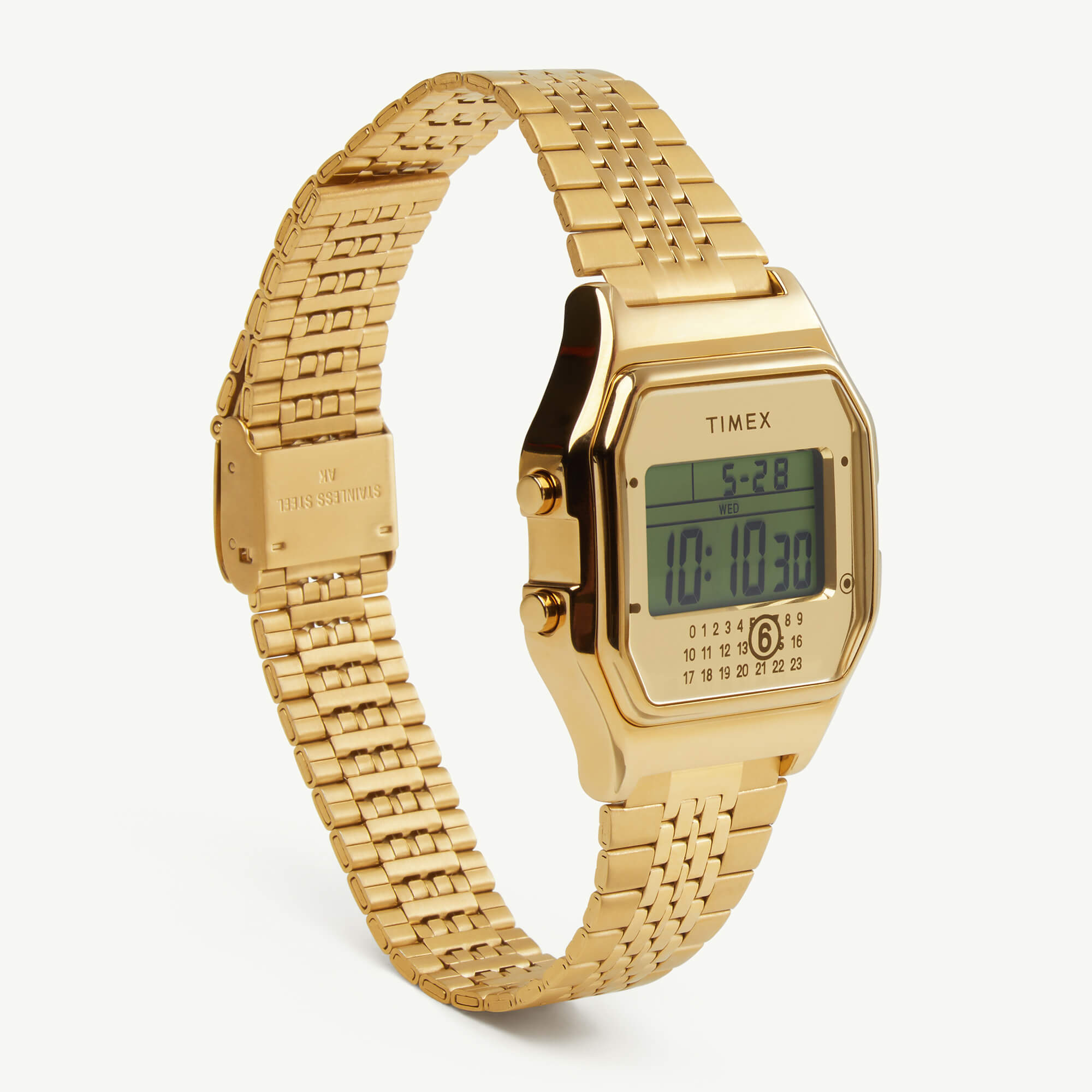 Maison Margiela MM6 Timex T80 Watch & Bracelet in Gold Maison Margiela MM6 Timex T80 Watch & Bracelet in Gold