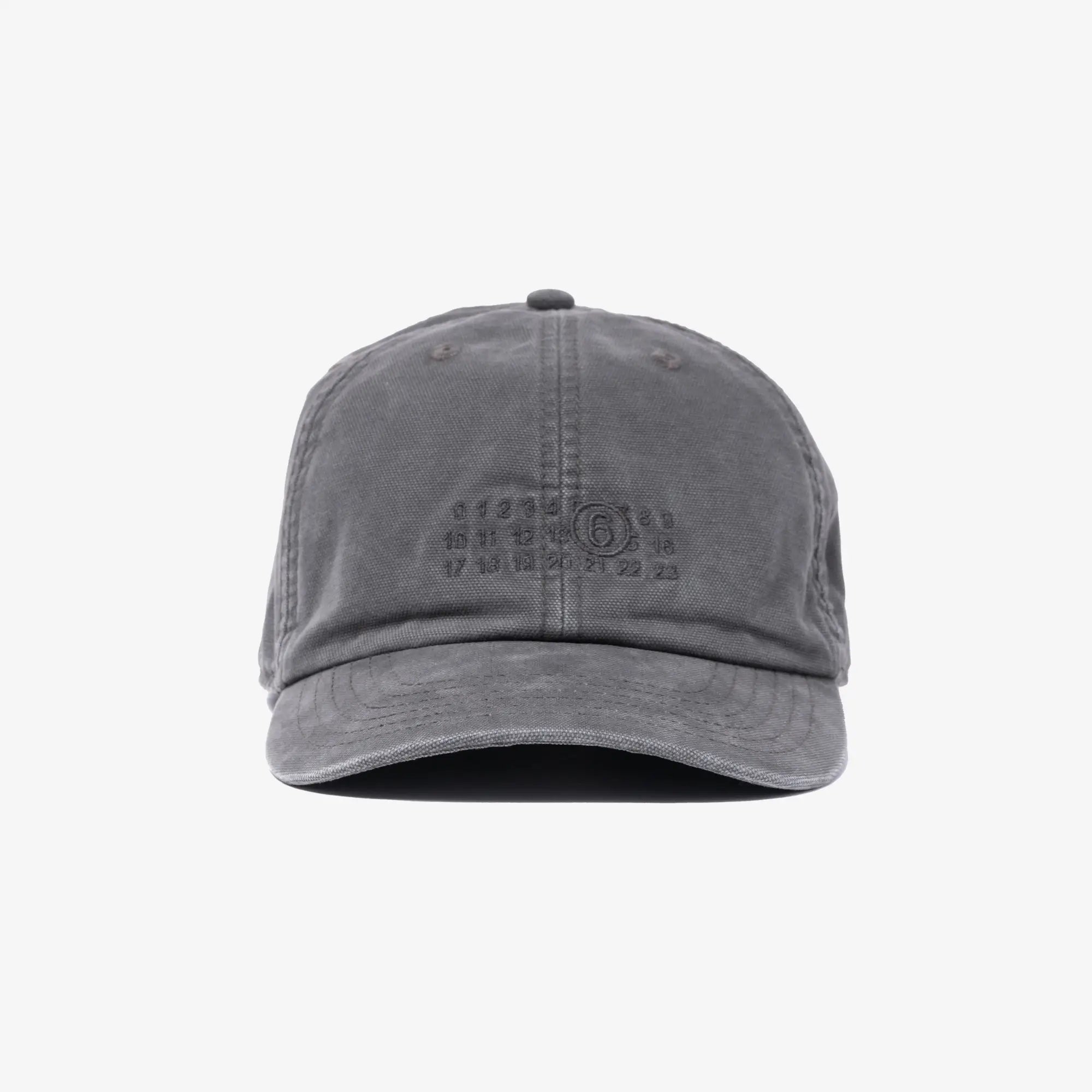MM6 Tonal Embroidered Grey Cap Grey - 1