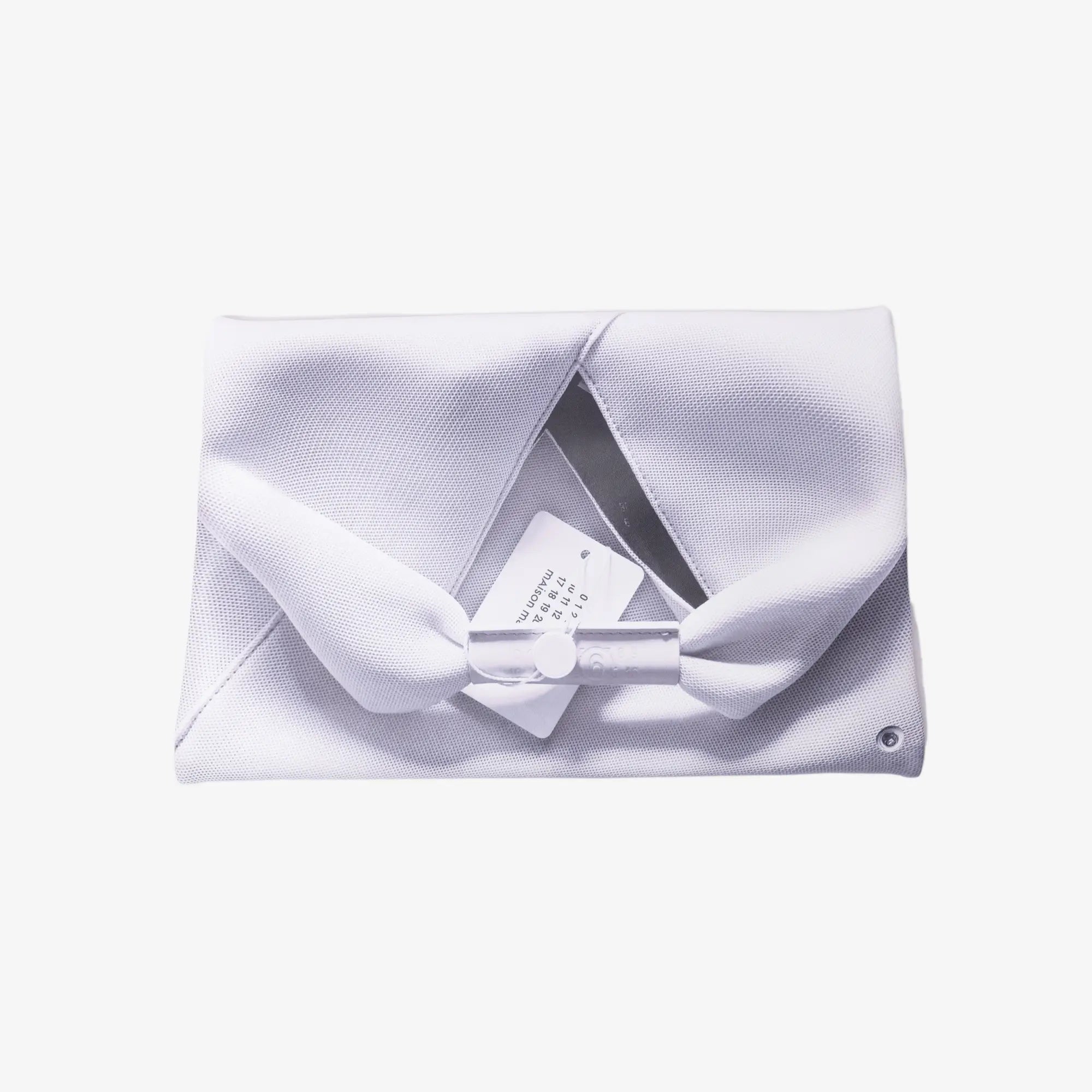 MM6 Trompe L'oeil Japanese Medium Pochette White - 1