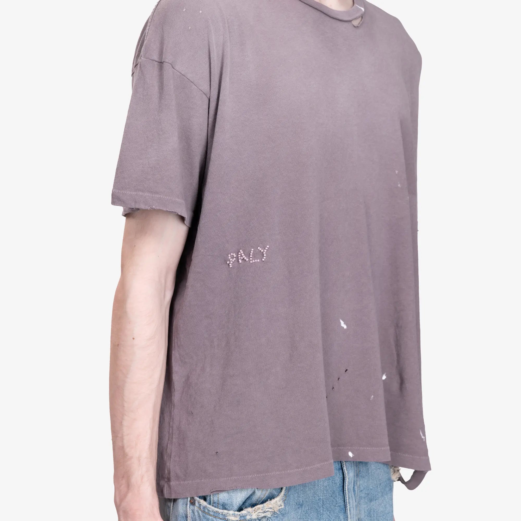 Paly Bead T-Shirt Brown - 5