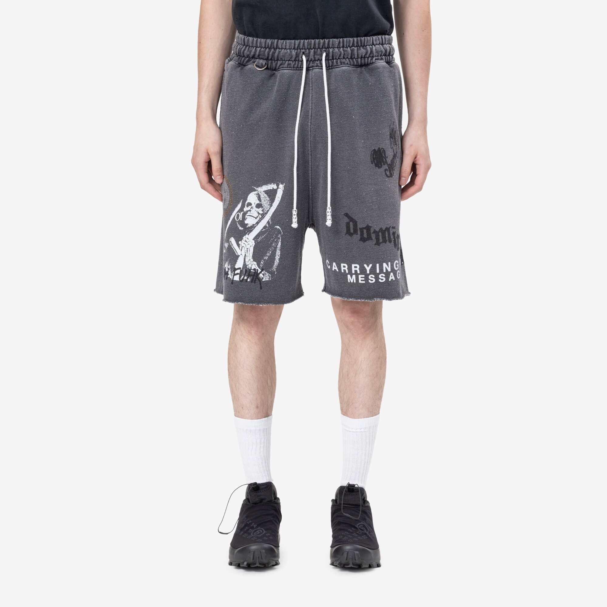 Paly Carrying the Message Sweatshorts Vintage Black - 1