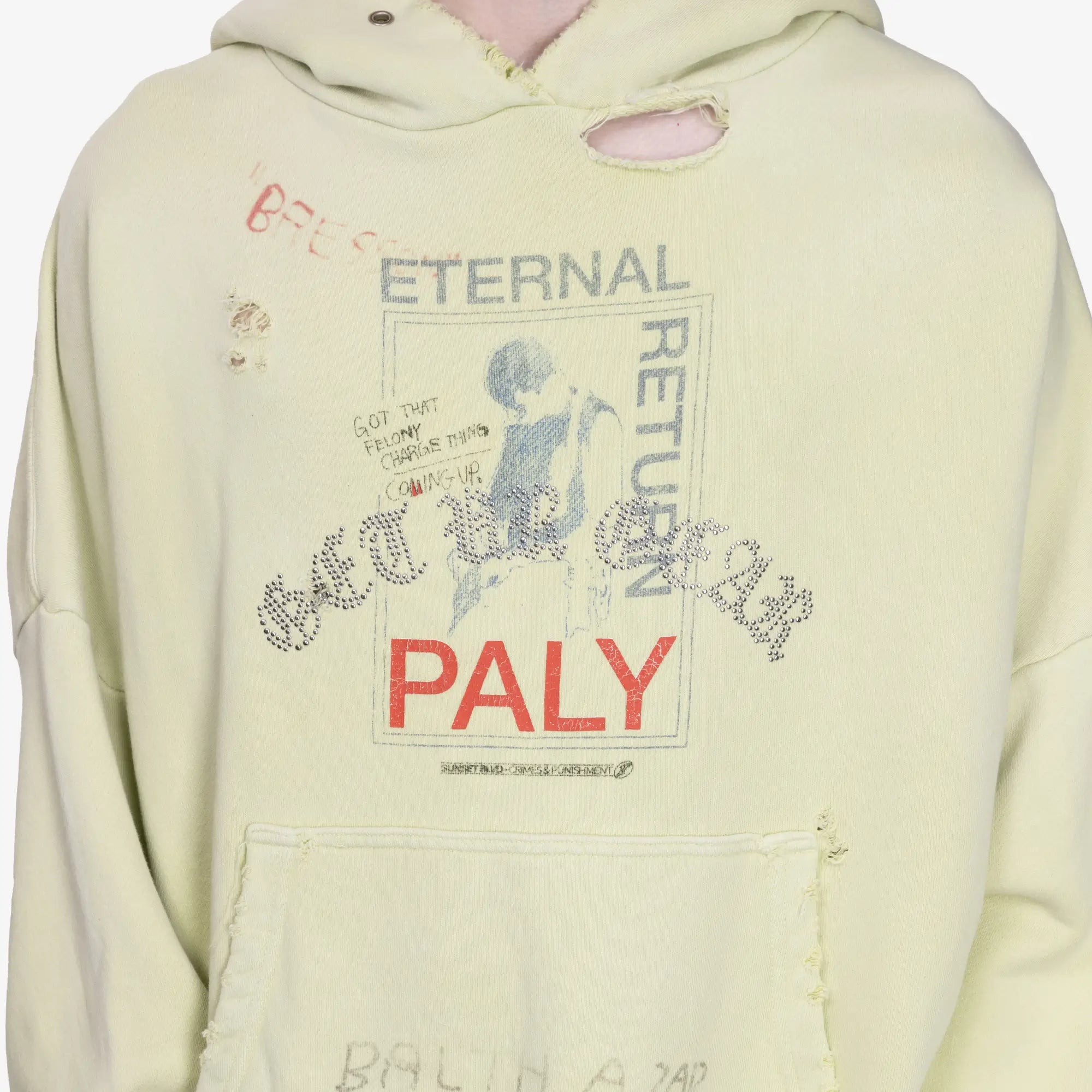 Paly Eternal Return Hoodie Light Green - 5