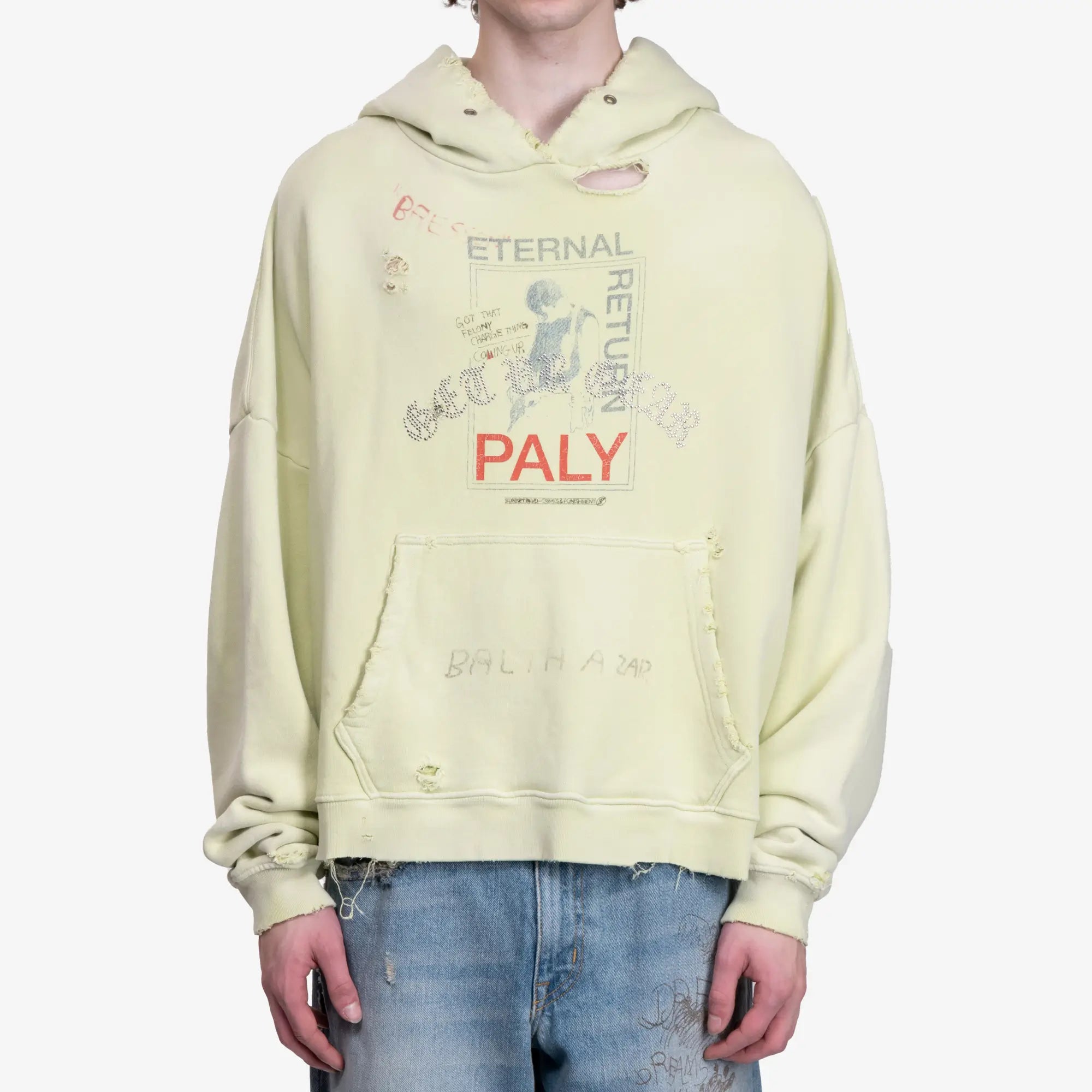 Paly Eternal Return Hoodie Light Green - 1