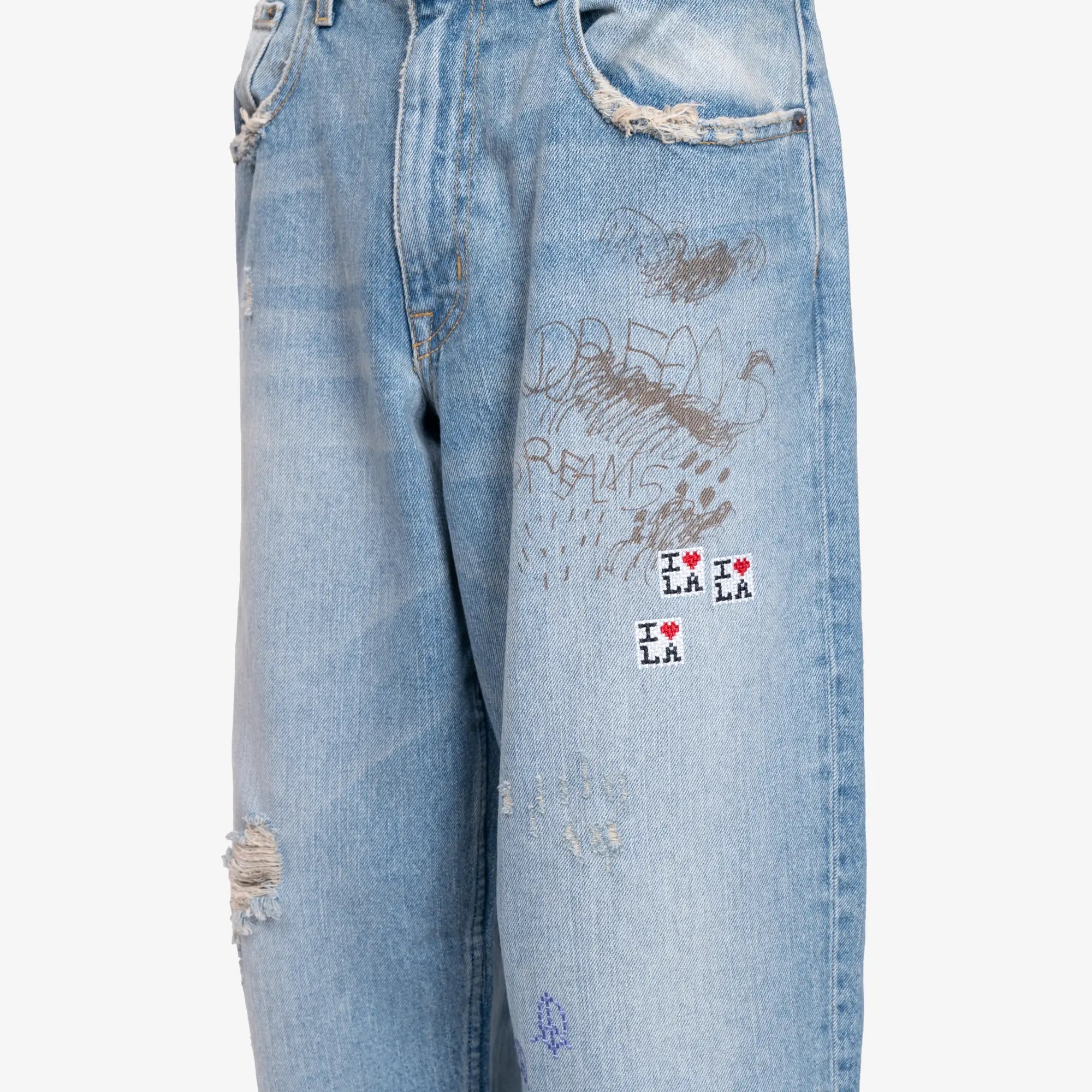 Paly Lucky Jeans Blue Light Wash - 5