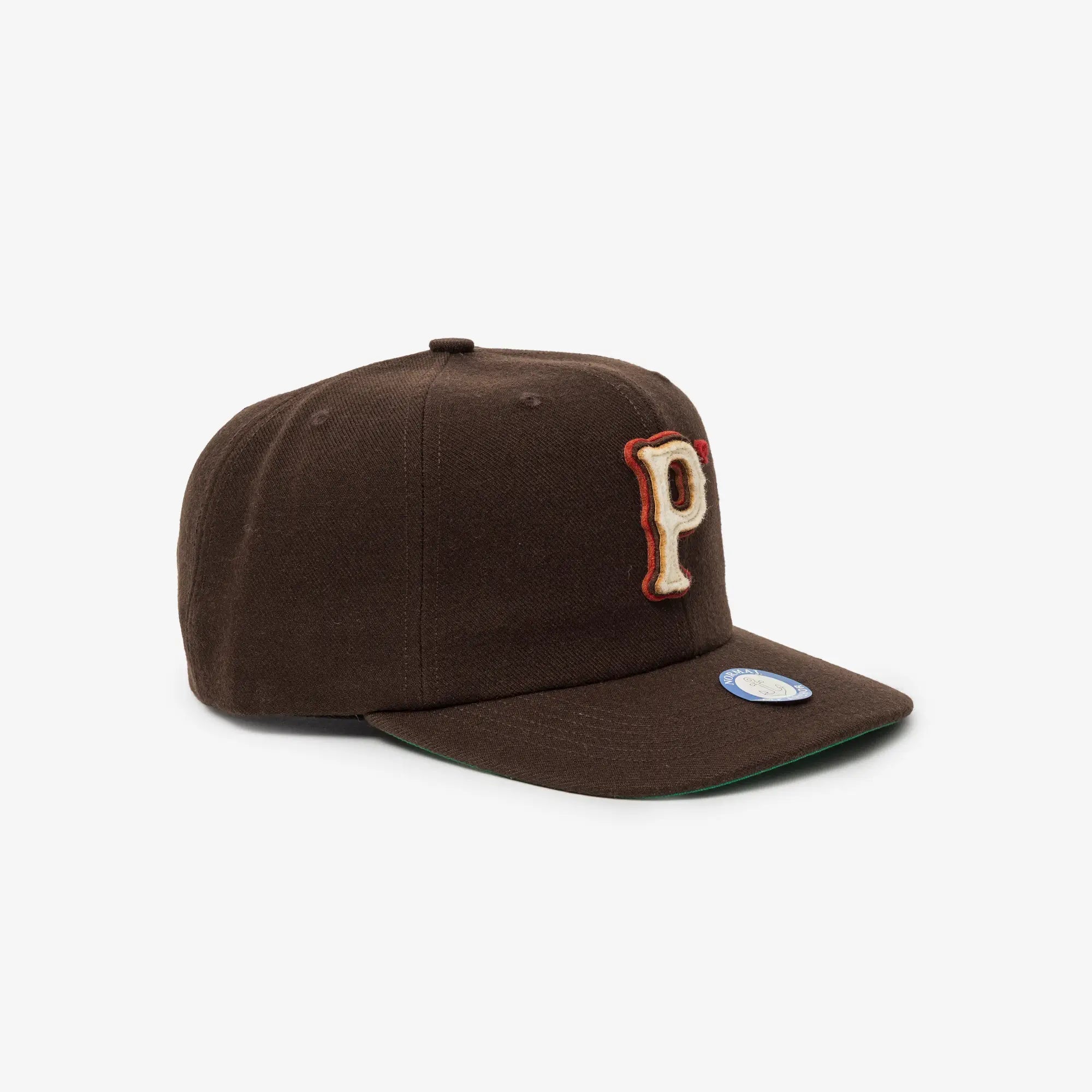 Paly P Wool Baseball Cap Brown - 3