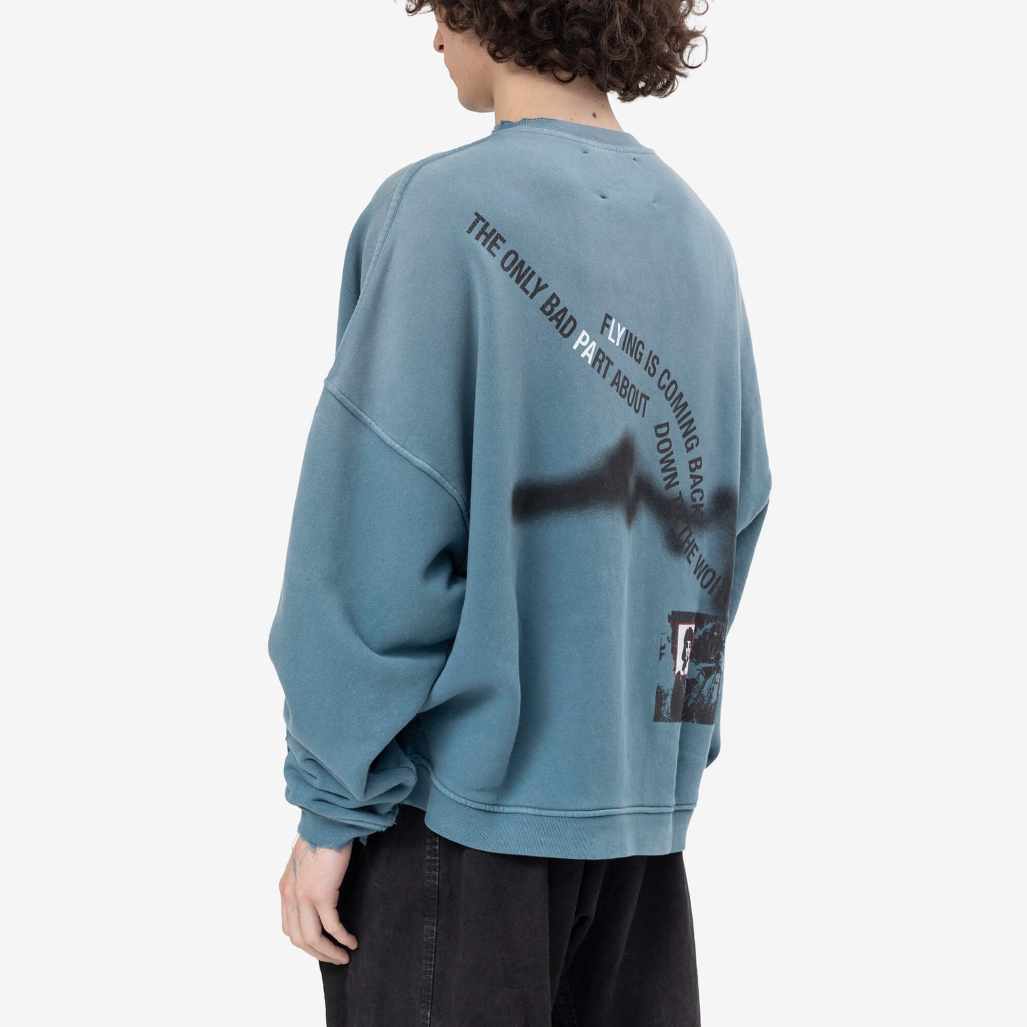 Paly Streetwise Airbrush Sweatshirt Teal - 4