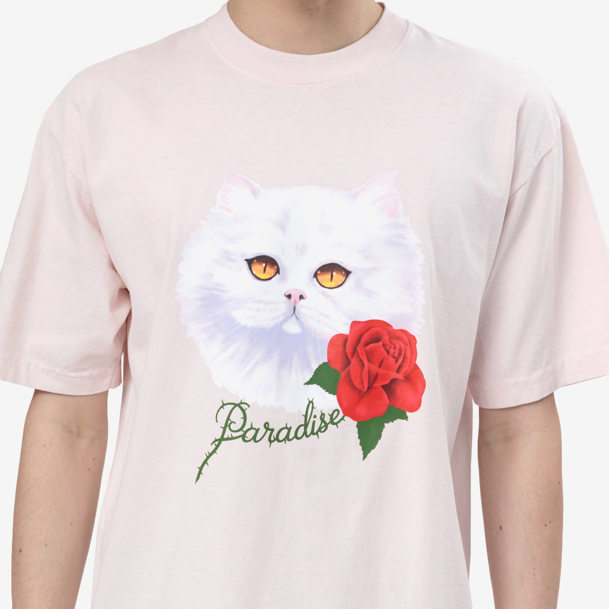 Paradise Purradise T-Shirt Light Pink - 5