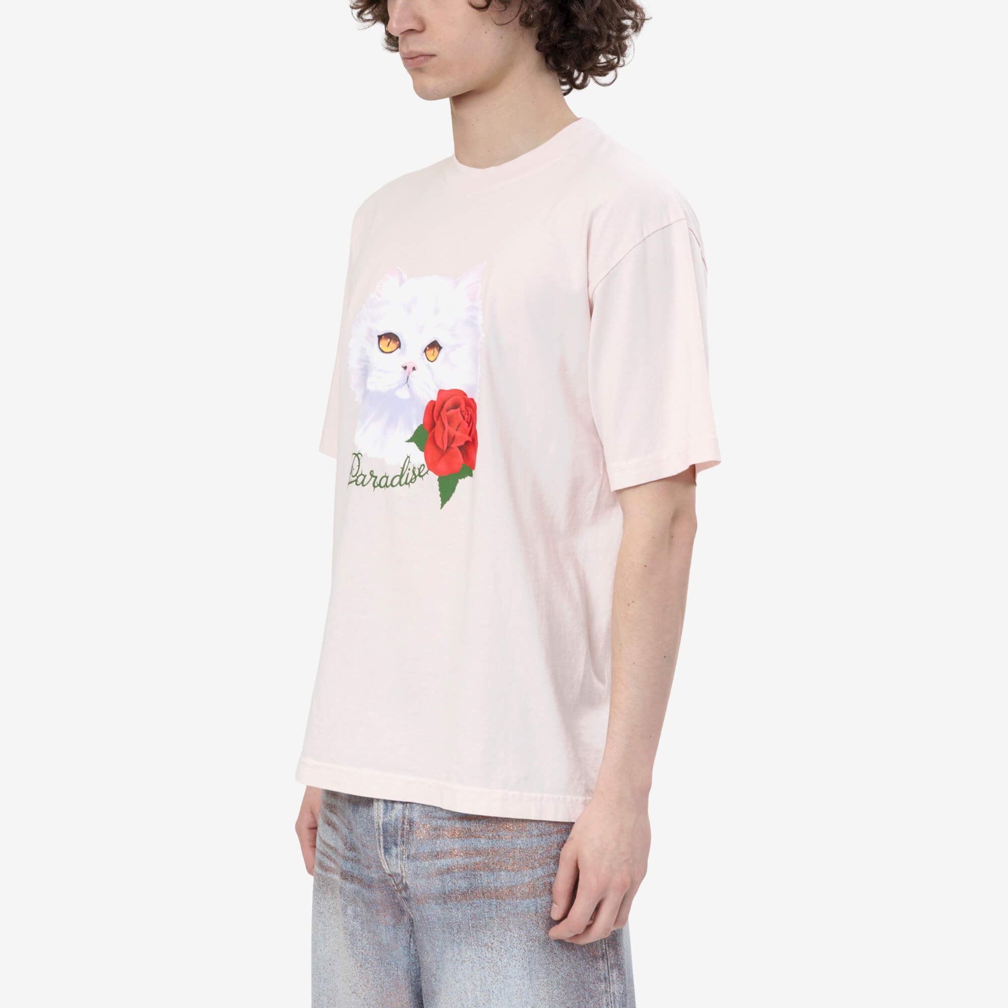 Paradise Purradise T-Shirt Light Pink - 3