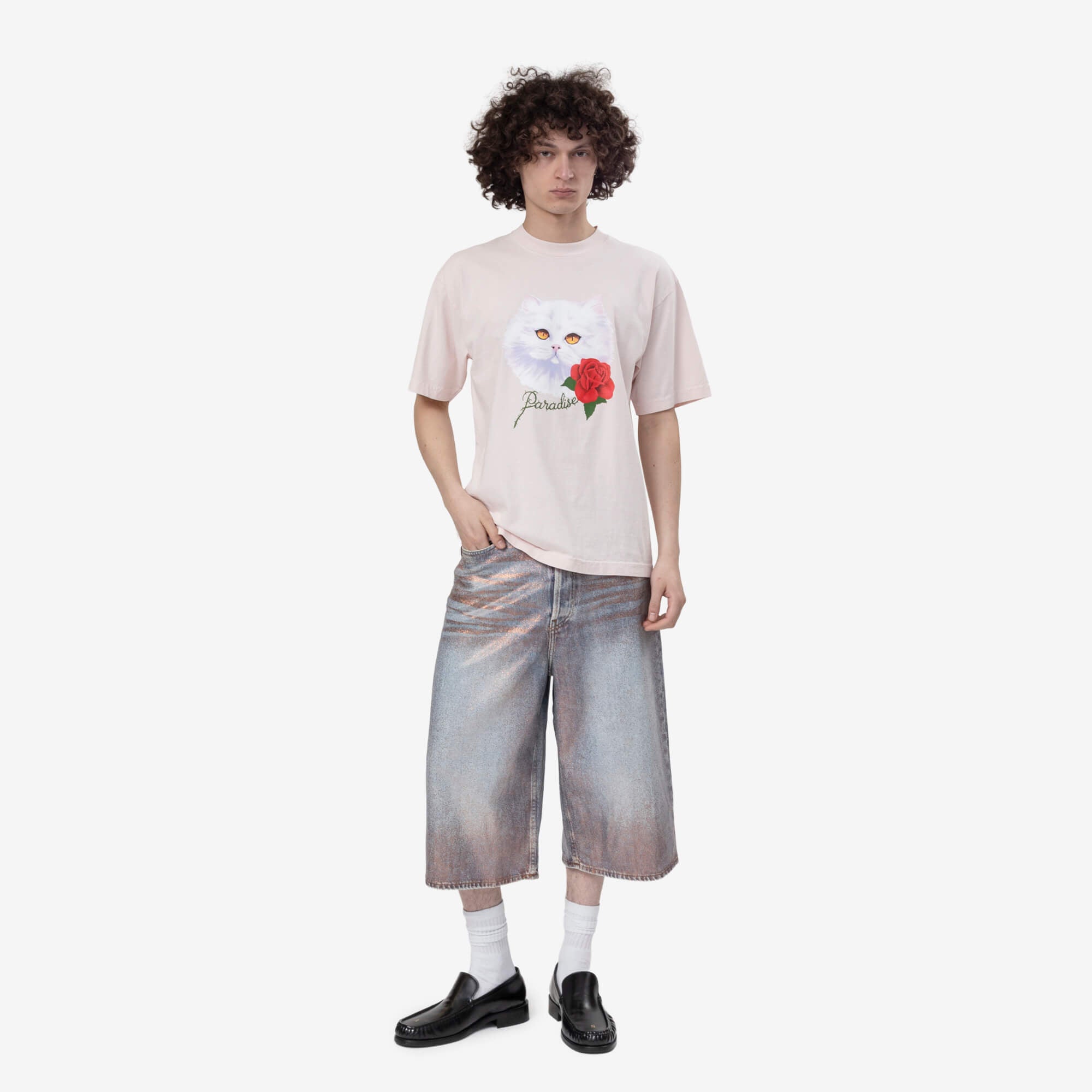 Paradise Purradise T-Shirt Light Pink - 2