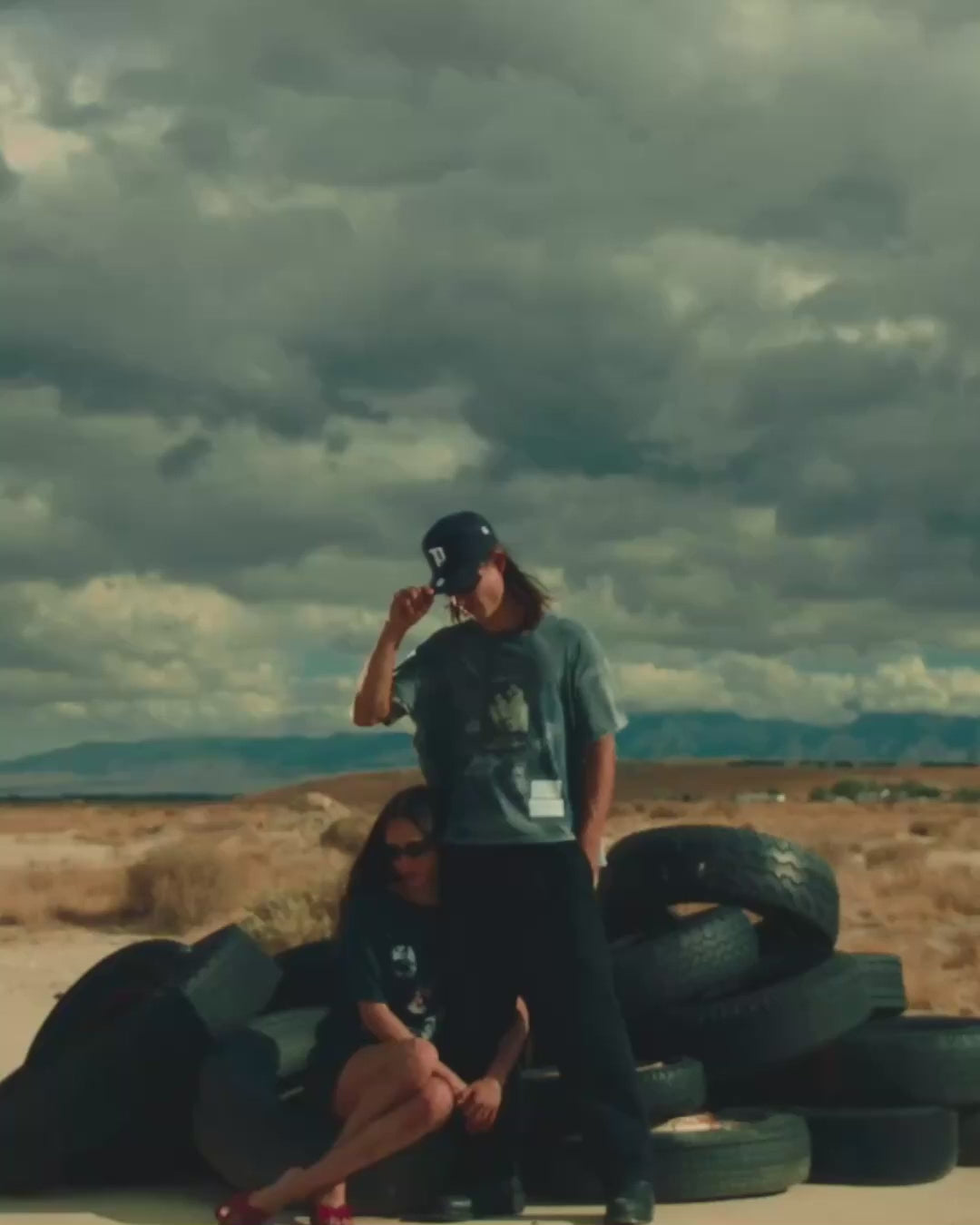 Mobile view of Paly Hollywood promotional video for FW25