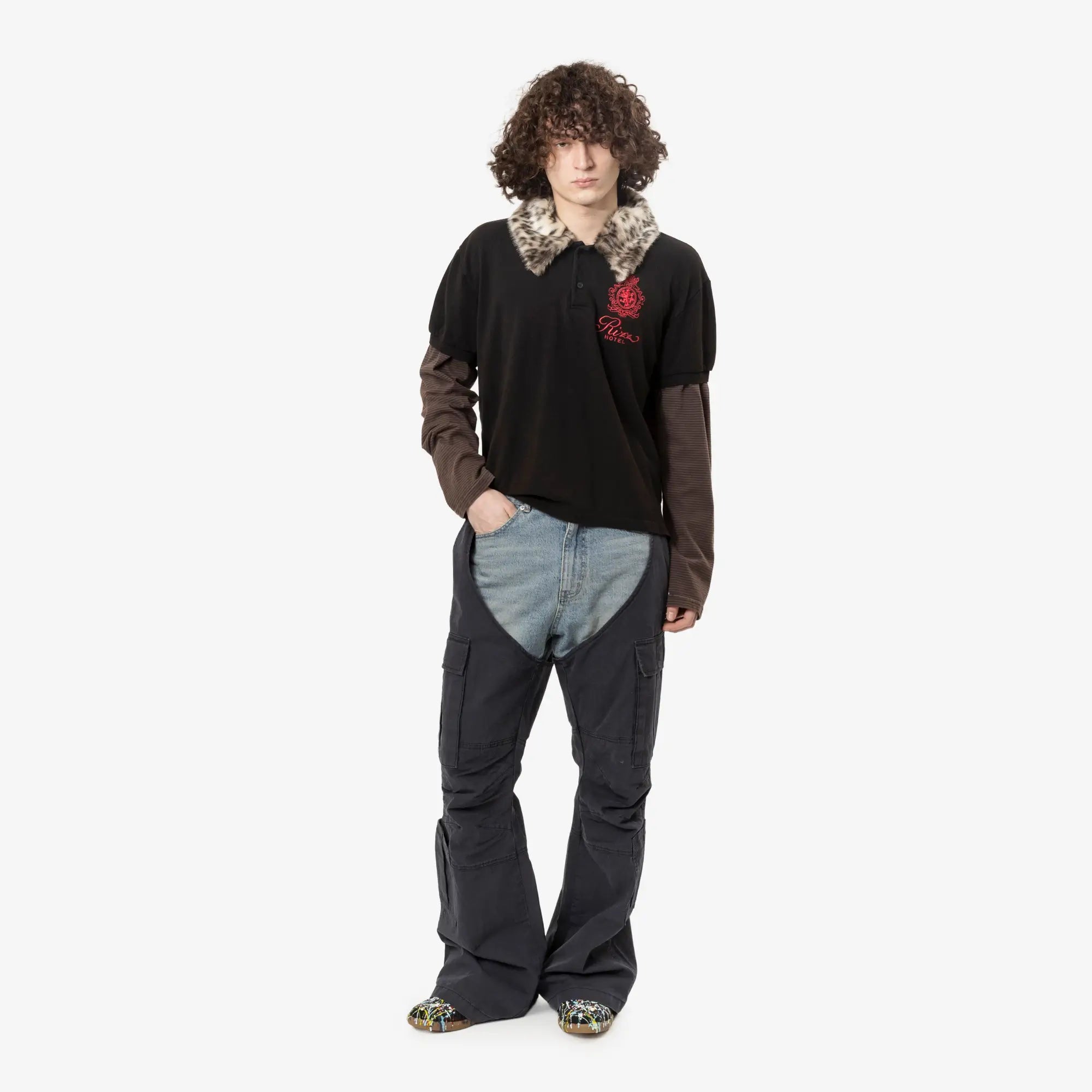 Protocol Index Biker Cargo Jeans Blue/Navy - 2