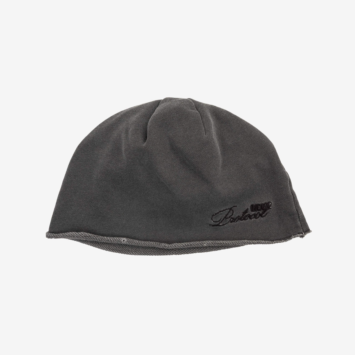 Protocol Index Cotton Fleece Beanie Charcoal-3