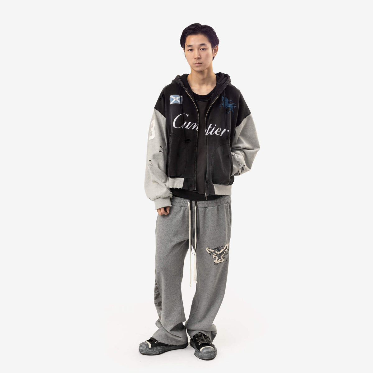 Protocol Index Cuntier Zip Hoody Black-2