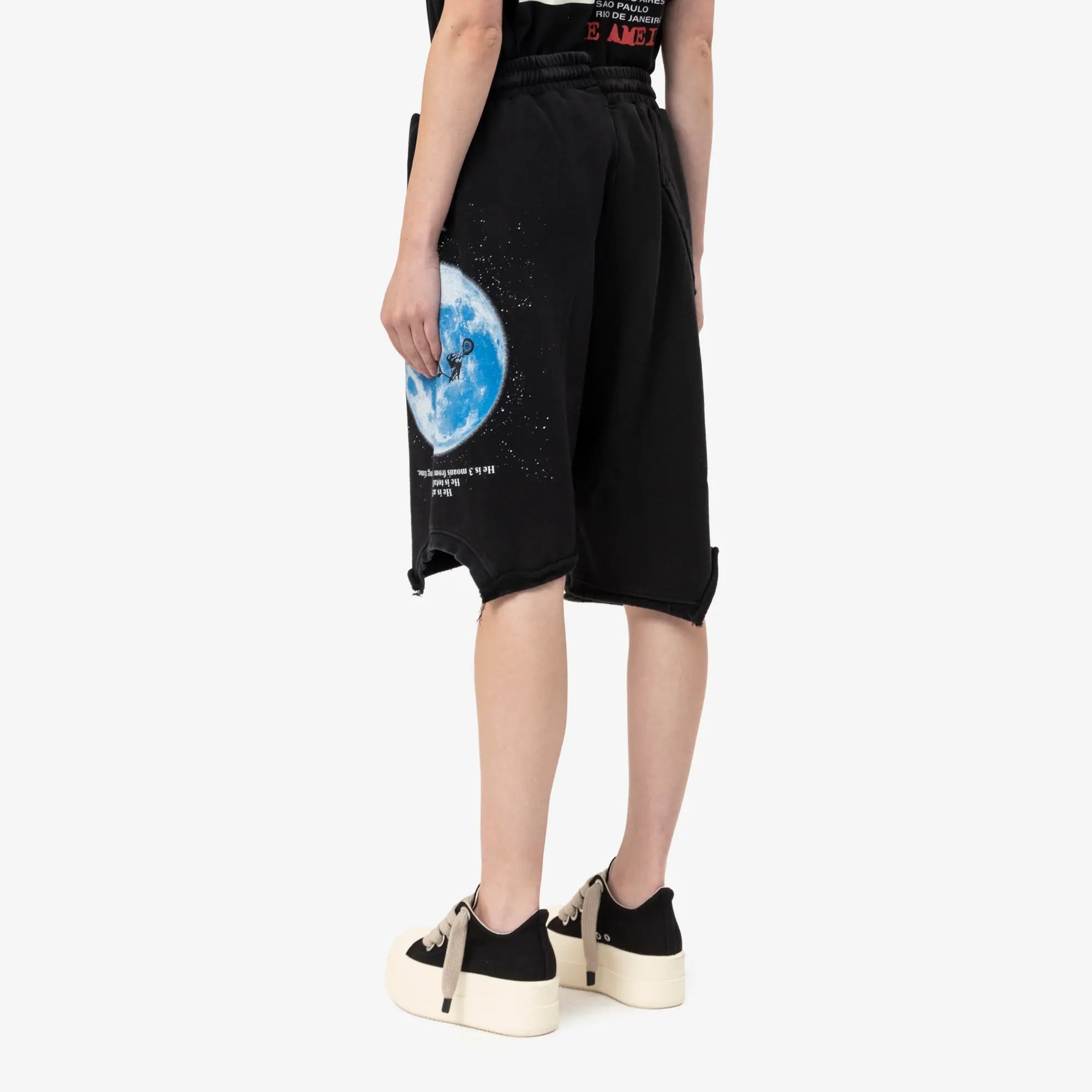 Protocol Index Reconstructed Sweat Shorts Black - 4