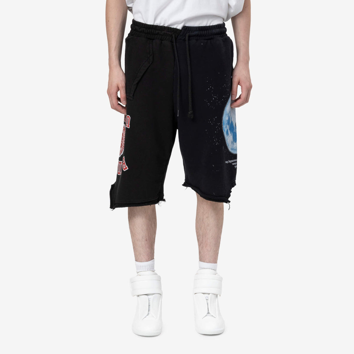 Protocol Index Reconstructed Sweat Shorts Black | Feuille