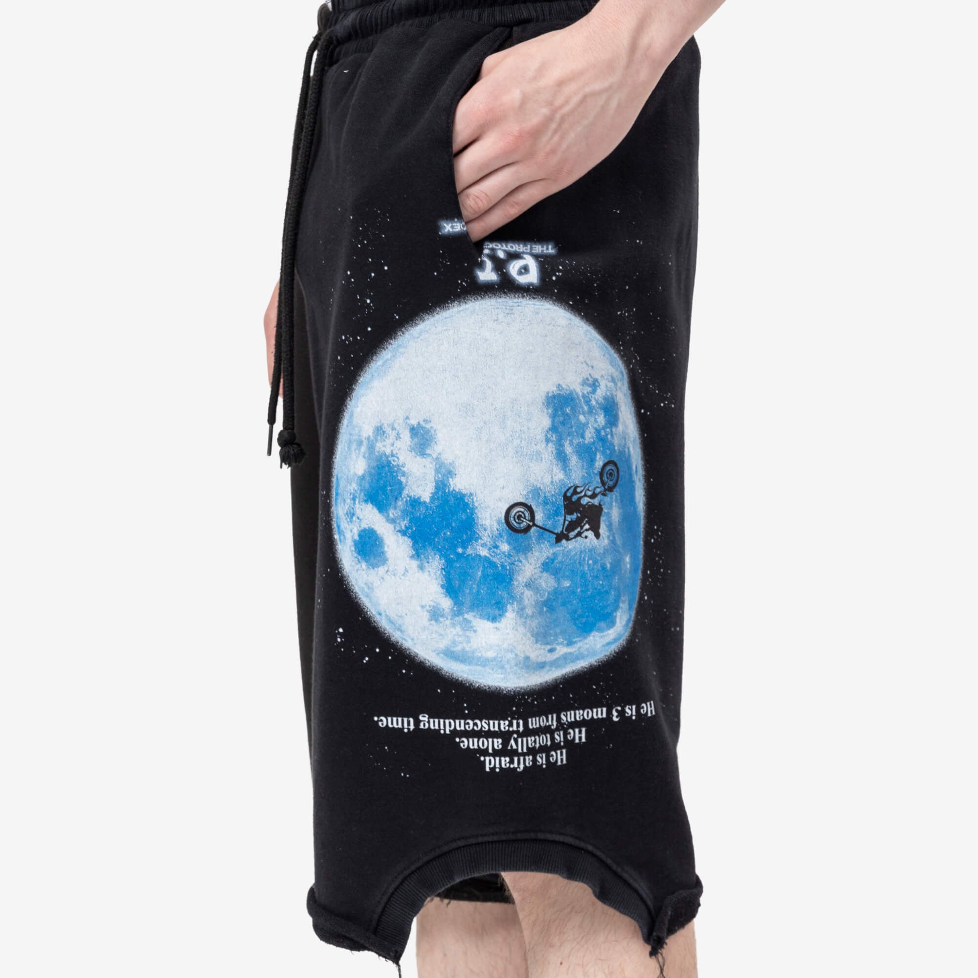 Protocol Index Reconstructed Sweat Shorts Black - 5
