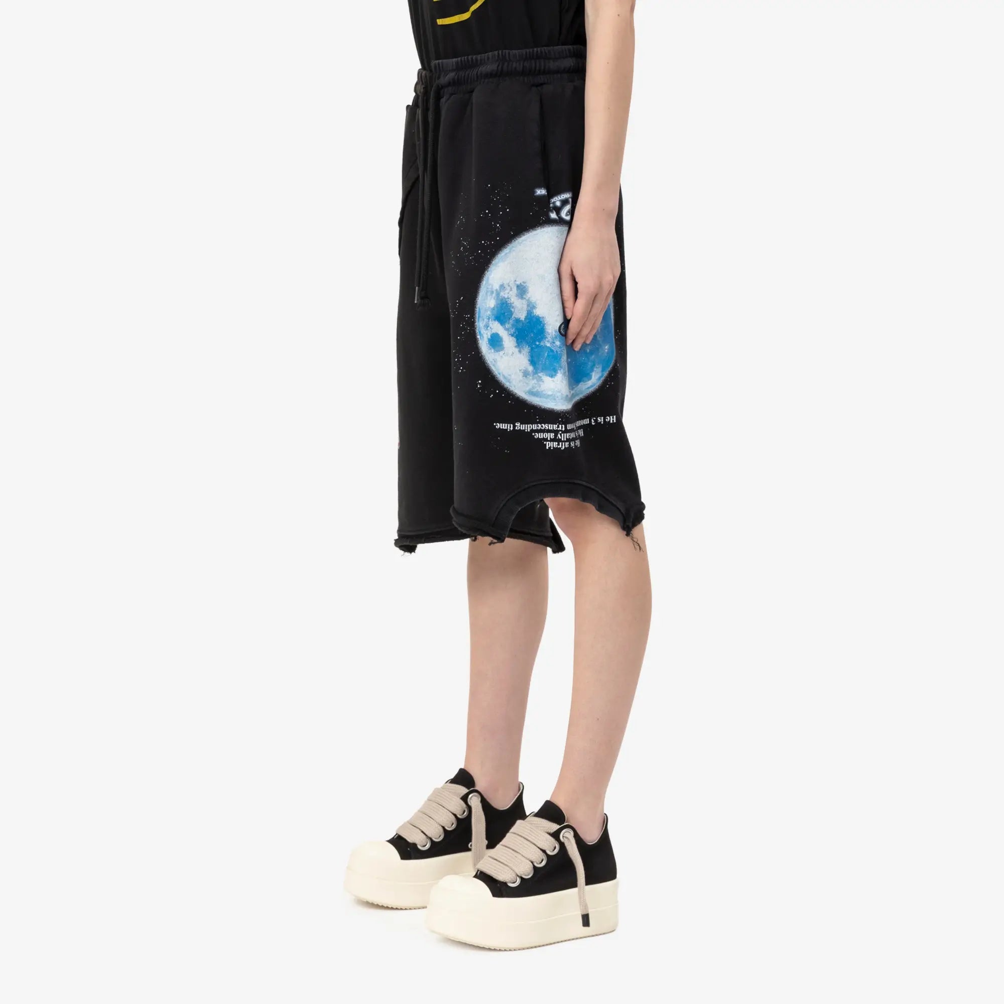 Protocol Index Reconstructed Sweat Shorts Black - 3