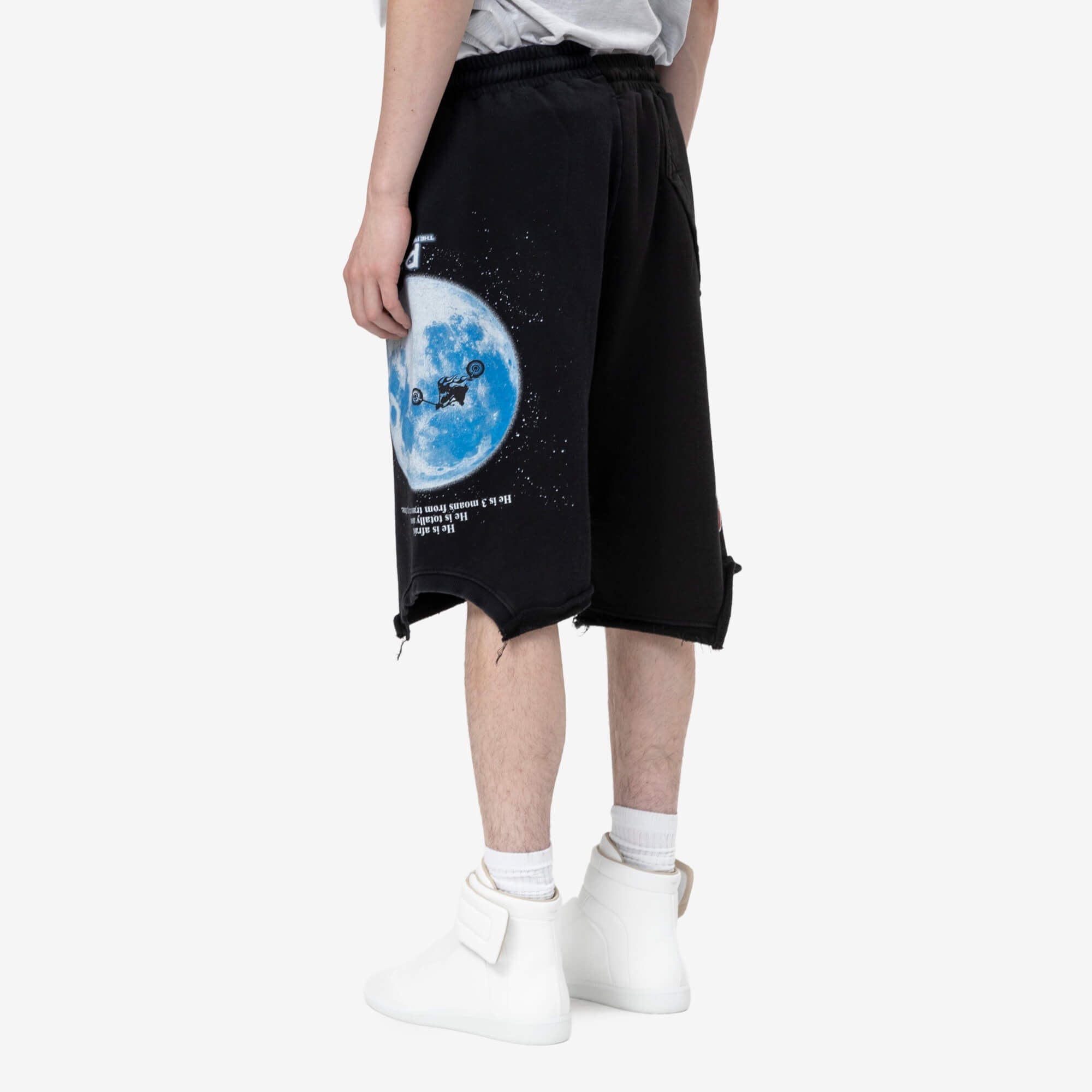 Protocol Index Reconstructed Sweat Shorts Black - 4