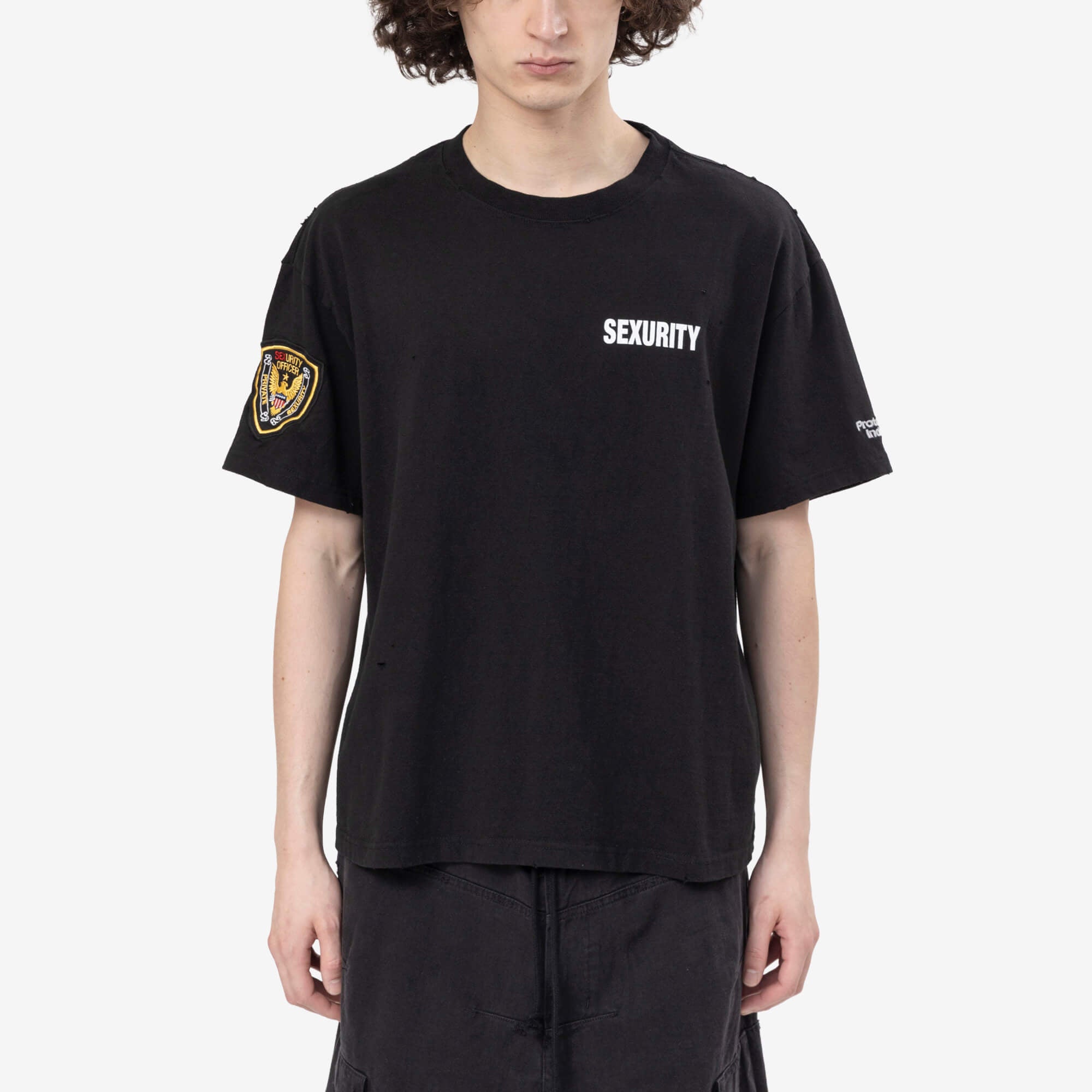 Protocol Index Sexurity Washed Tシャツ Black｜Feuille