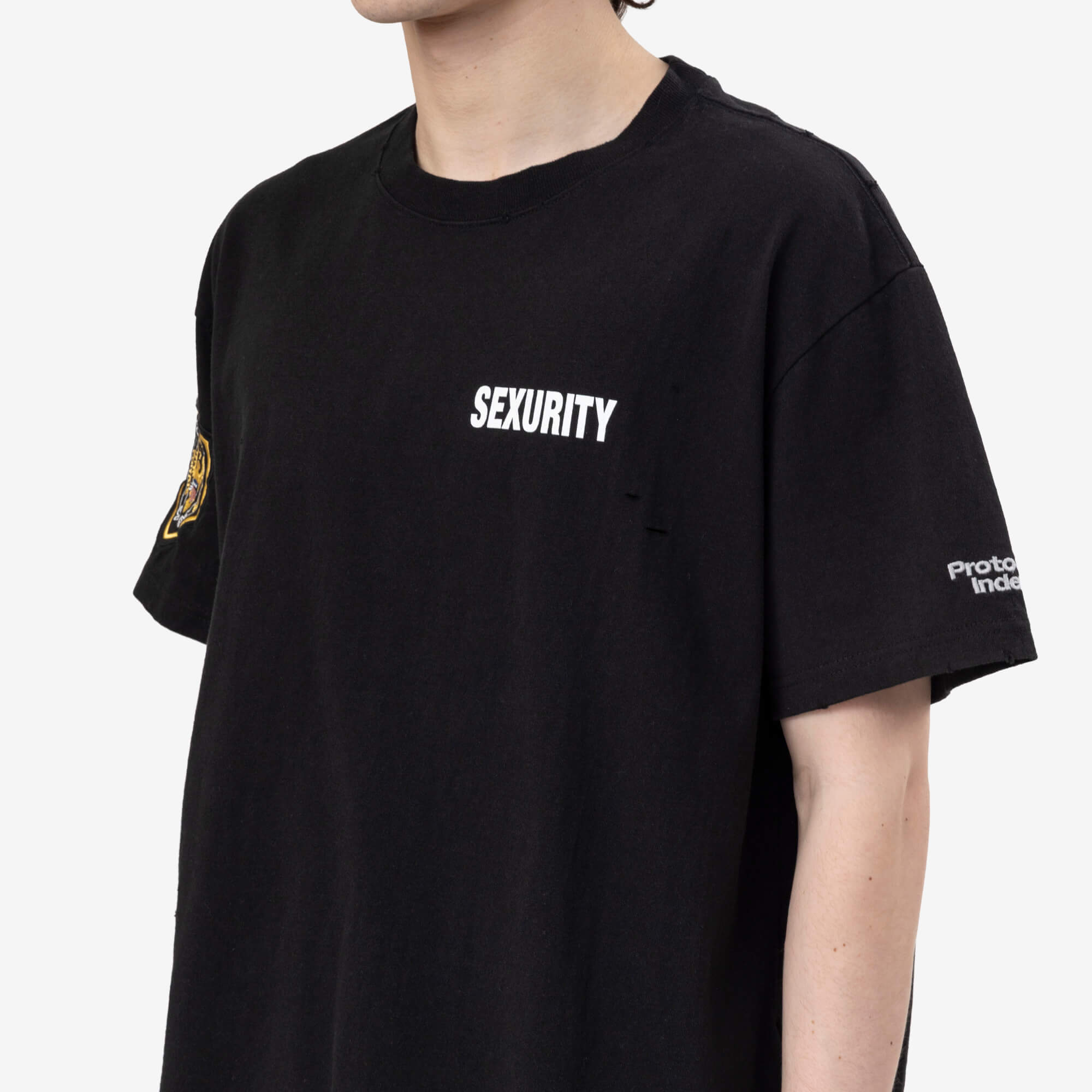 Protocol Index Sexurity Washed T-Shirt Black - 5