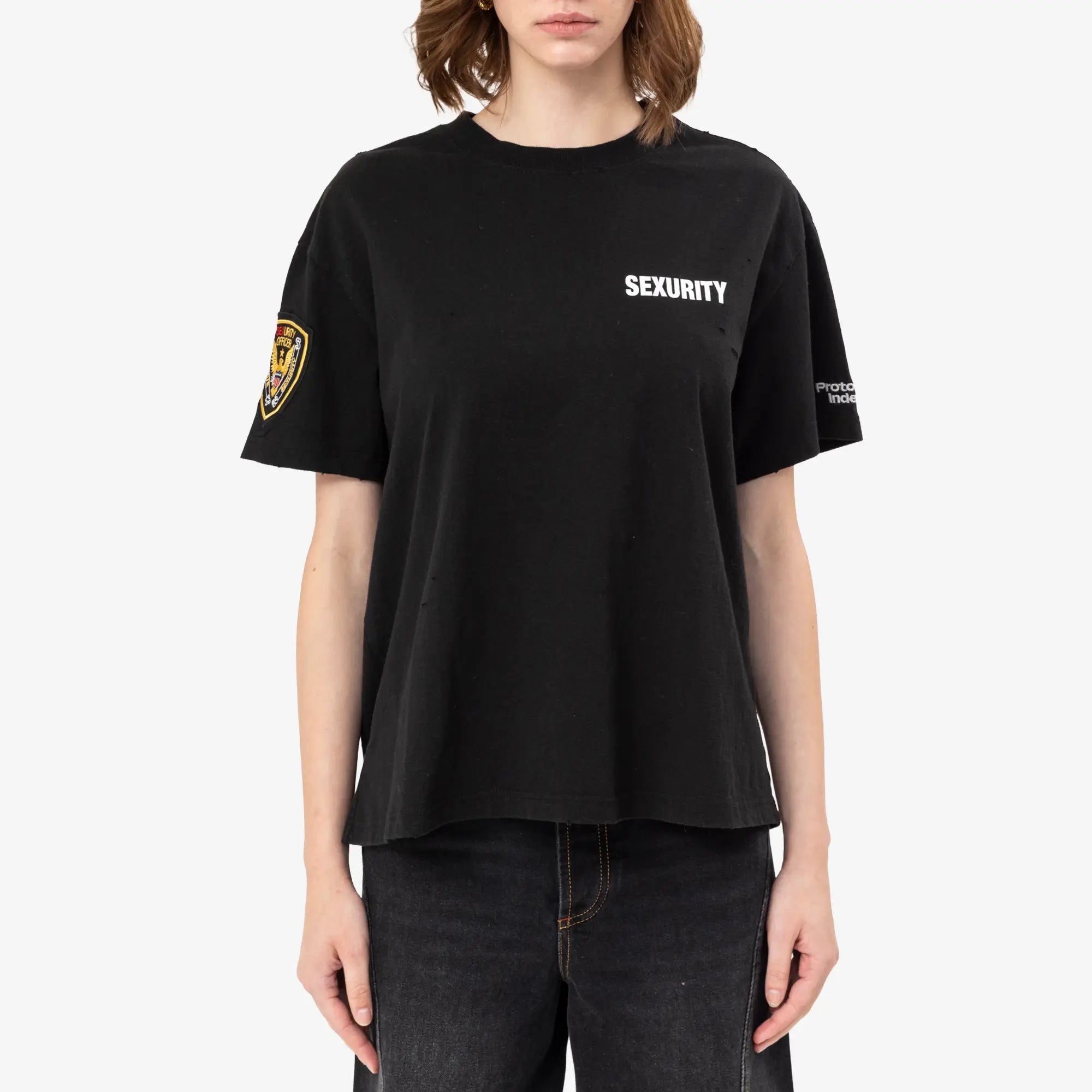 Protocol Index Sexurity Washed T-Shirt Black - 1