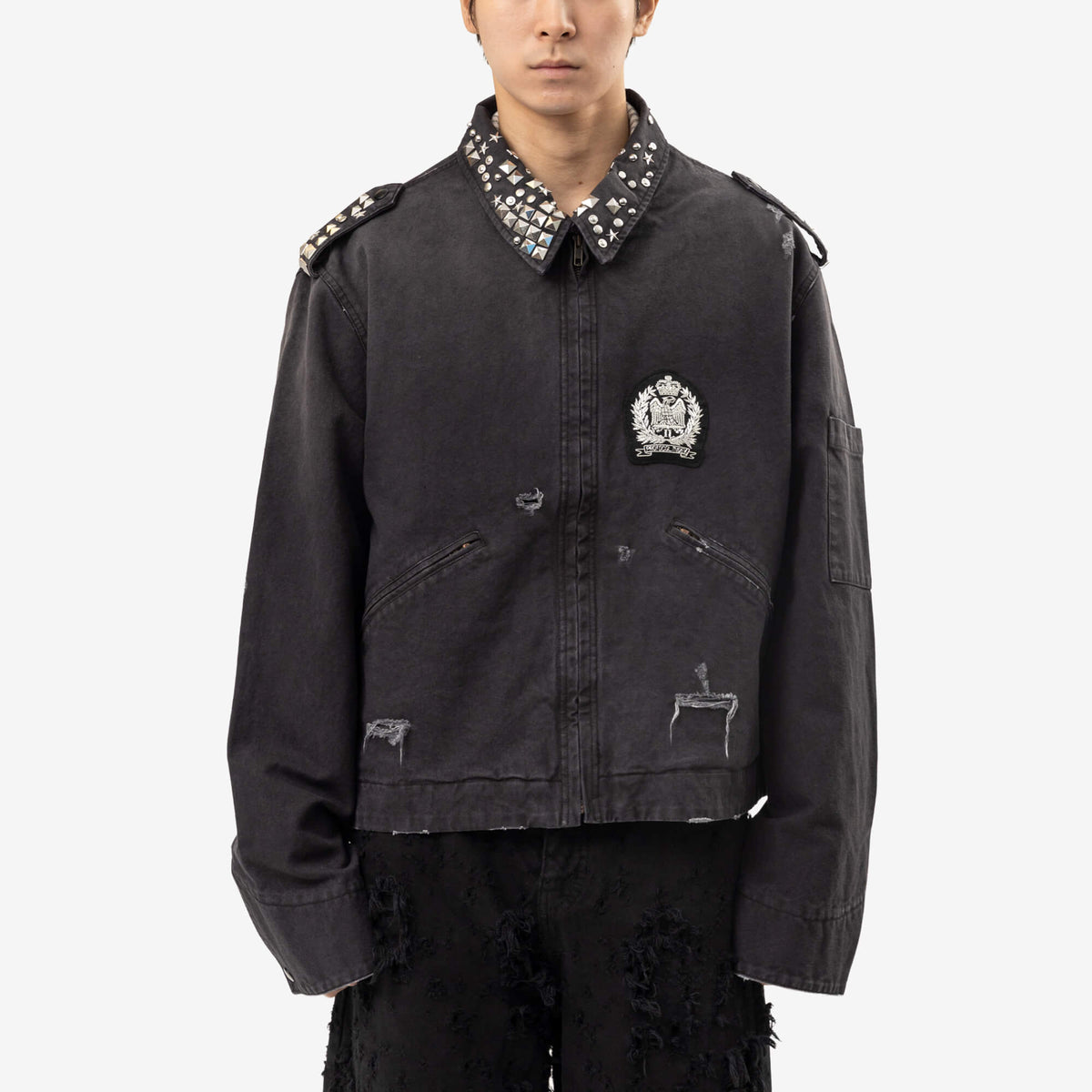Protocol Index Studded Work Jacket Black-1