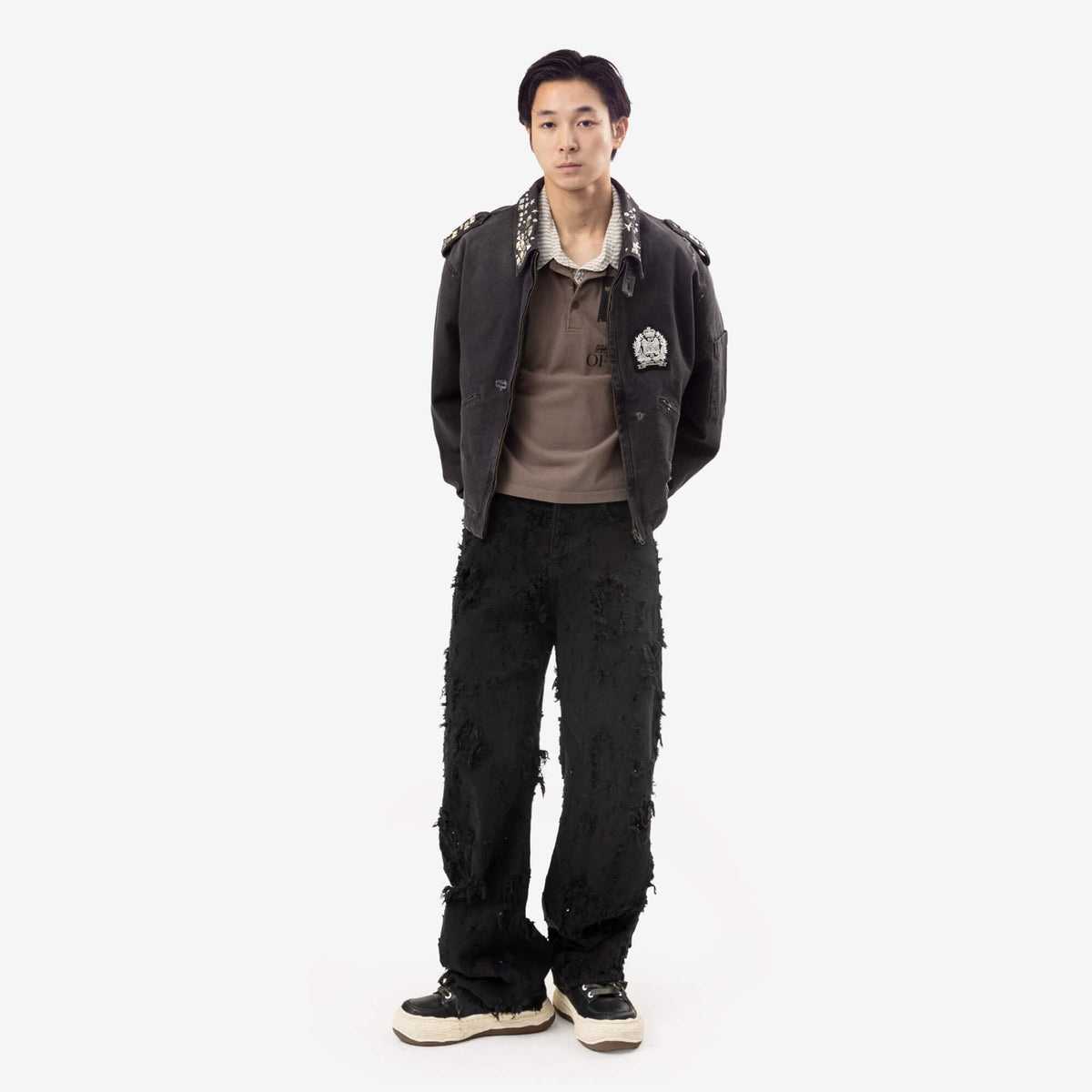 Protocol Index Studded Work Jacket Black-2