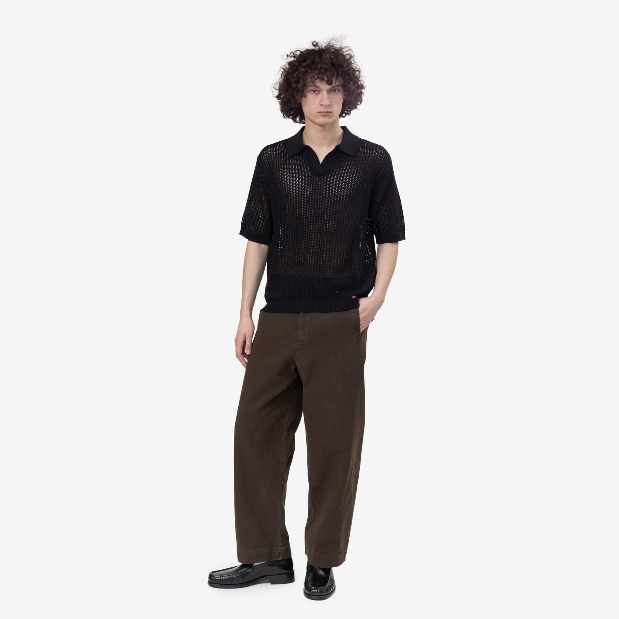Represent Beverly Knit Polo Jet Black - 2