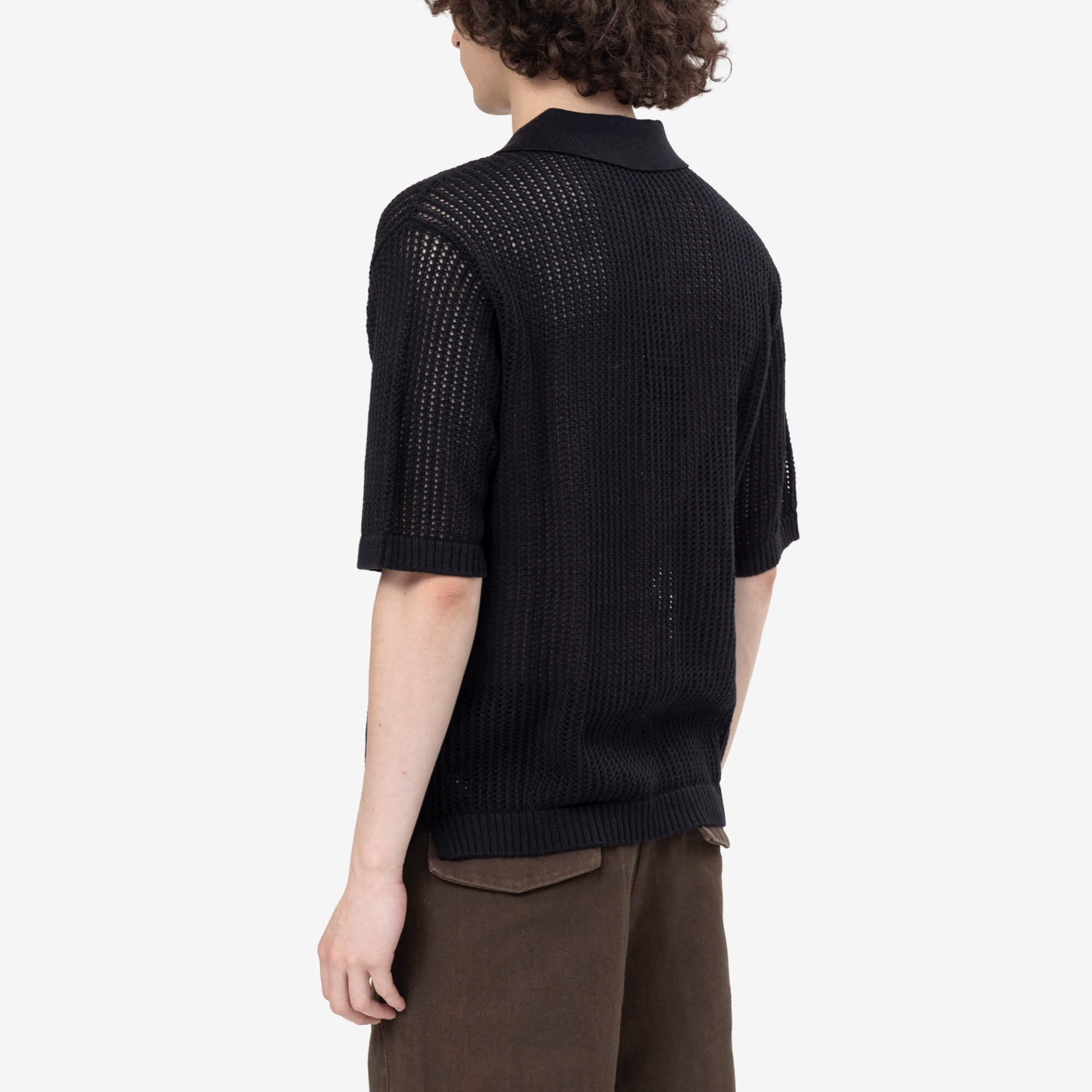 Represent Beverly Knit Polo Jet Black - 4