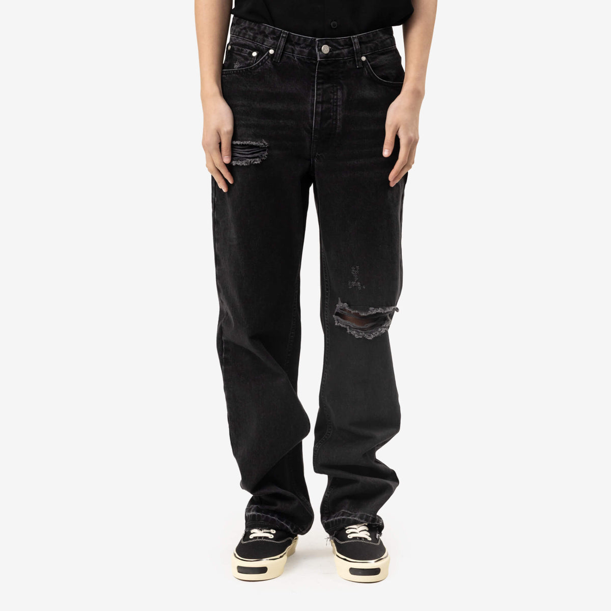 Represent Heaton Jeans Black-1
