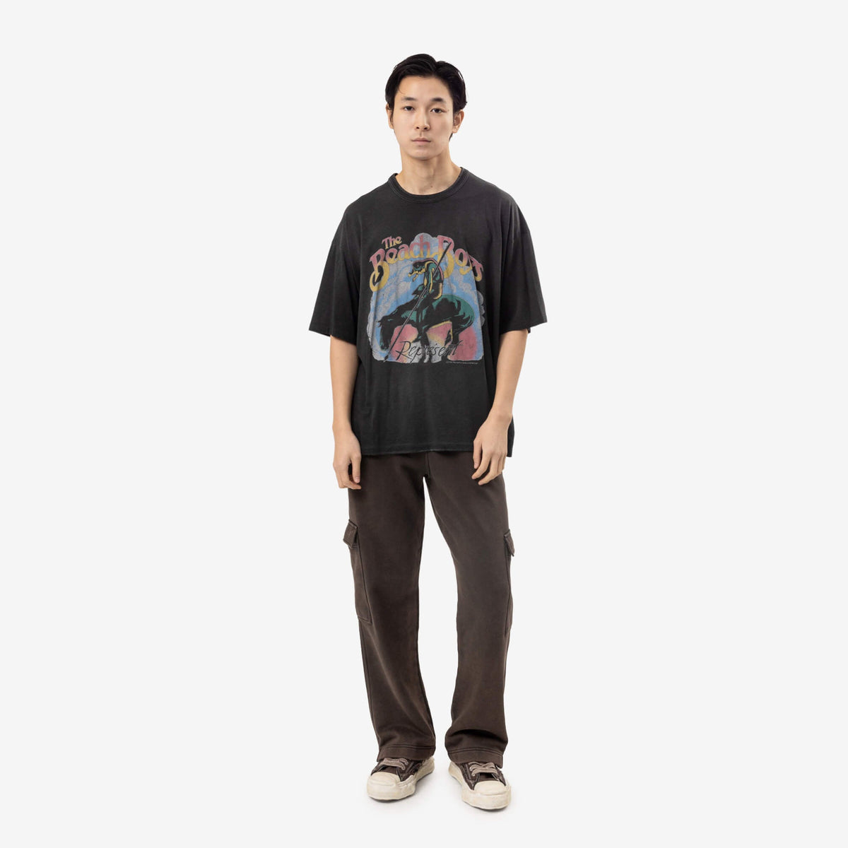 Represent Initial Cargo Sweatpants Coffee-2
