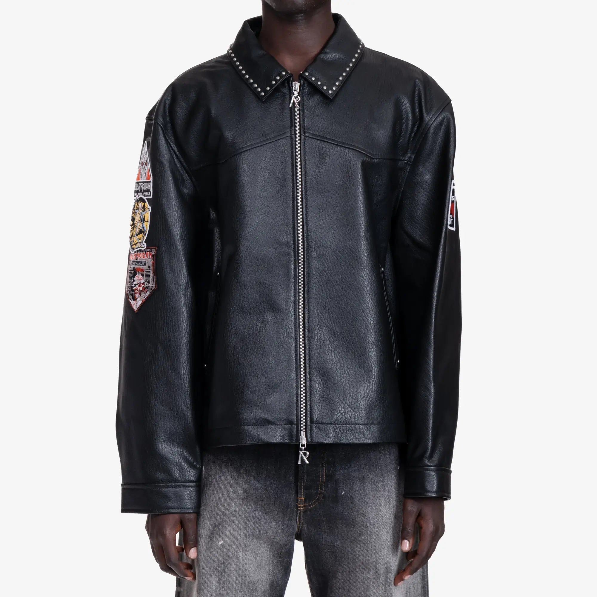 Represent Iron Maiden Trooper Leather Jacket Black - 1