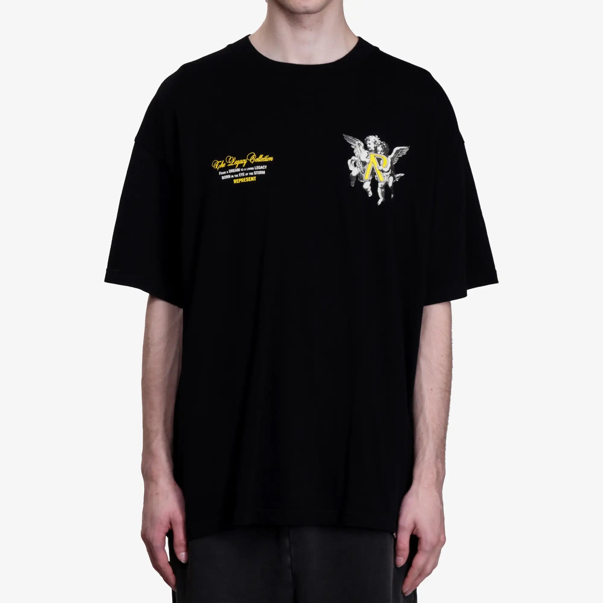 Represent Legacy Cherubs T-Shirt Jet Black - 1
