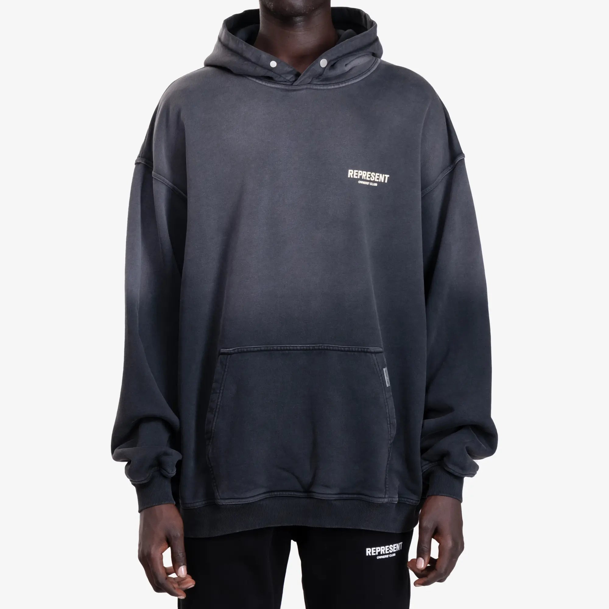 Represent Owners Club Hoodie Aged Black - 1